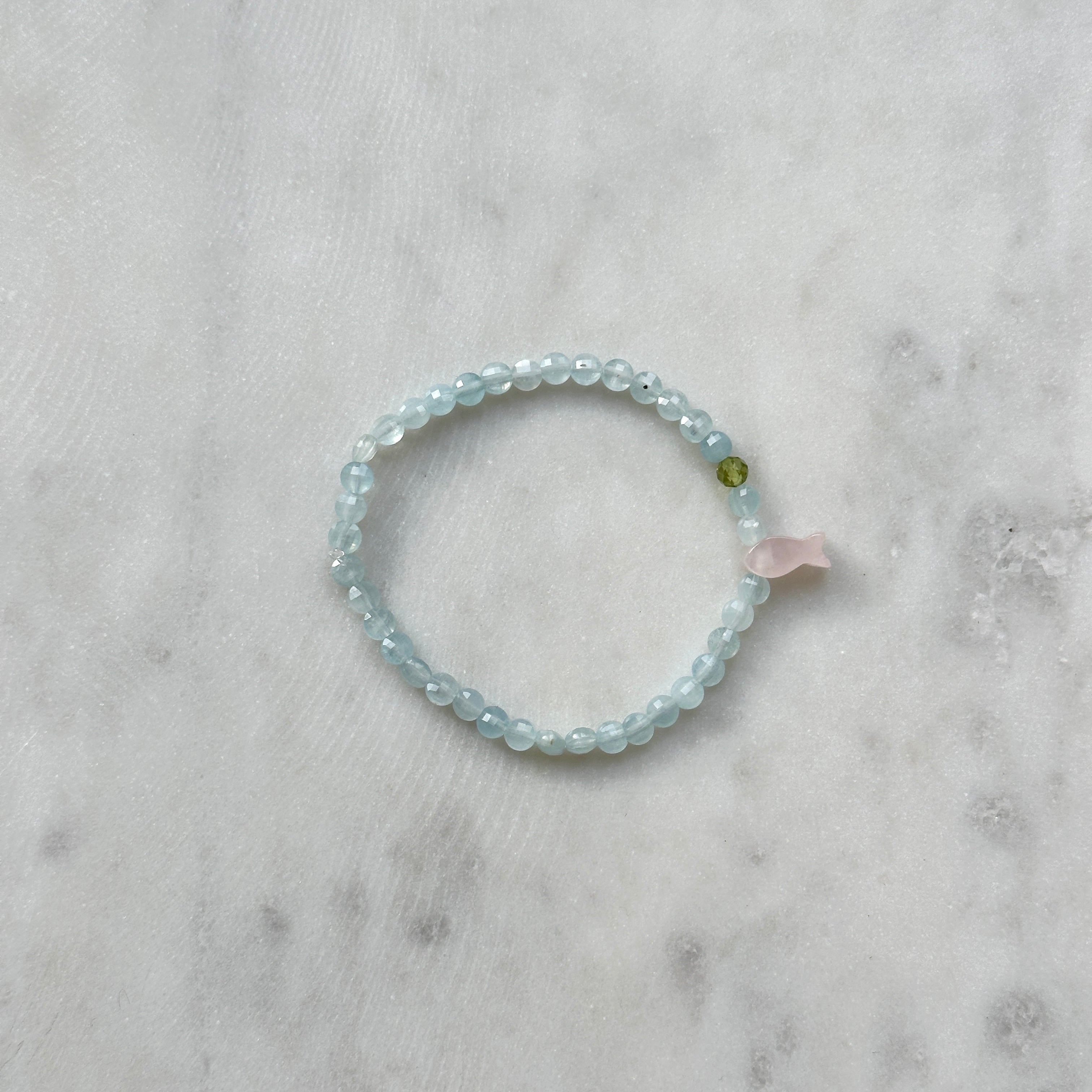 Tiny Fish - Sky Blue Aquamarine