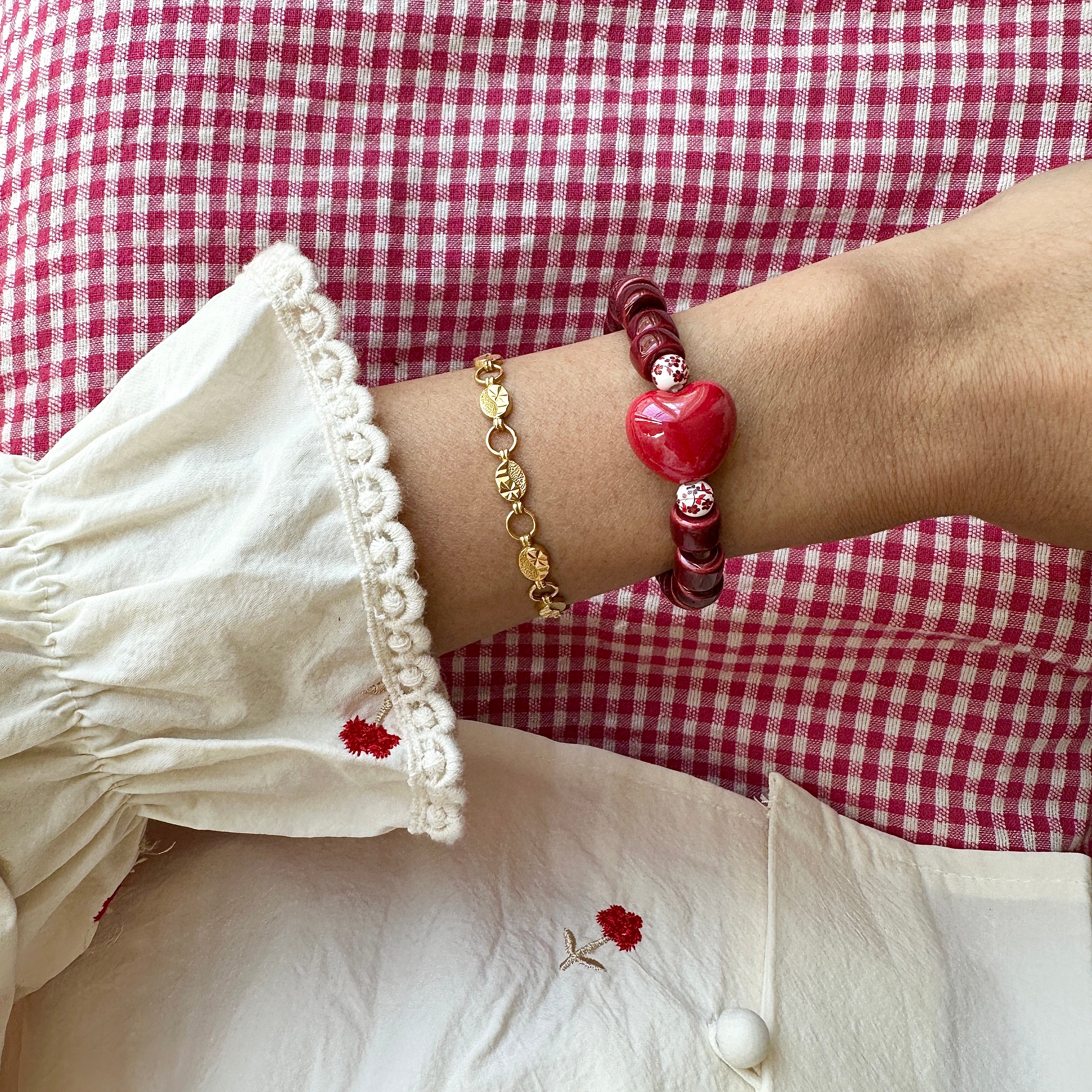 Close To My Heart - Red & Burgundy