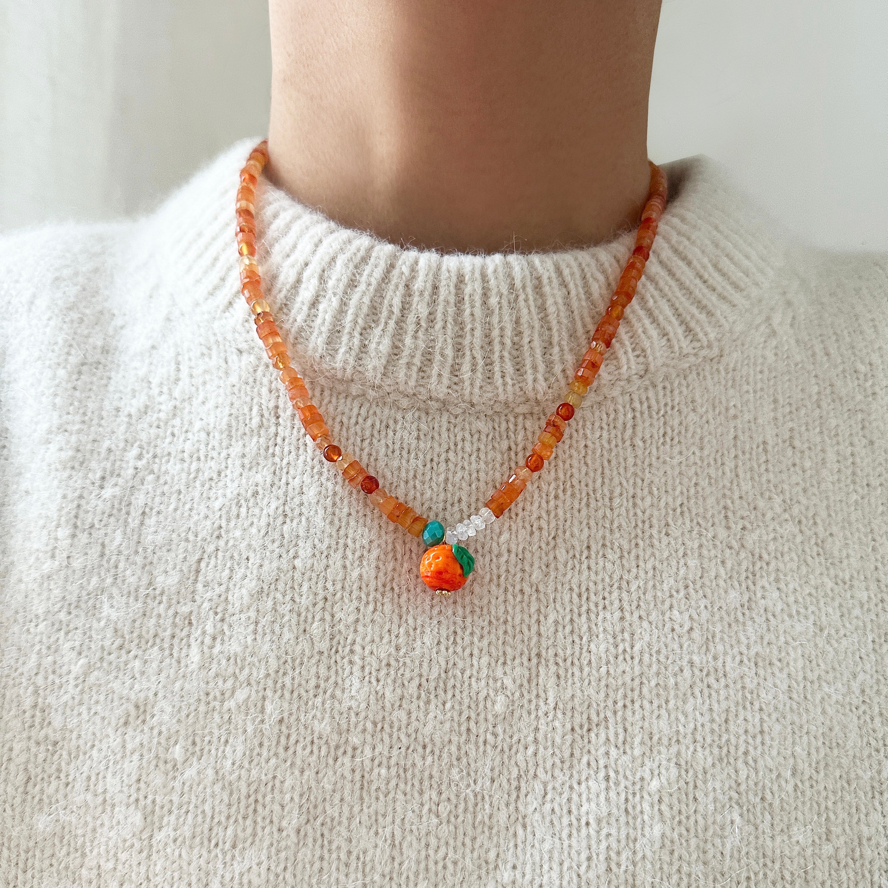 Orange Necklace