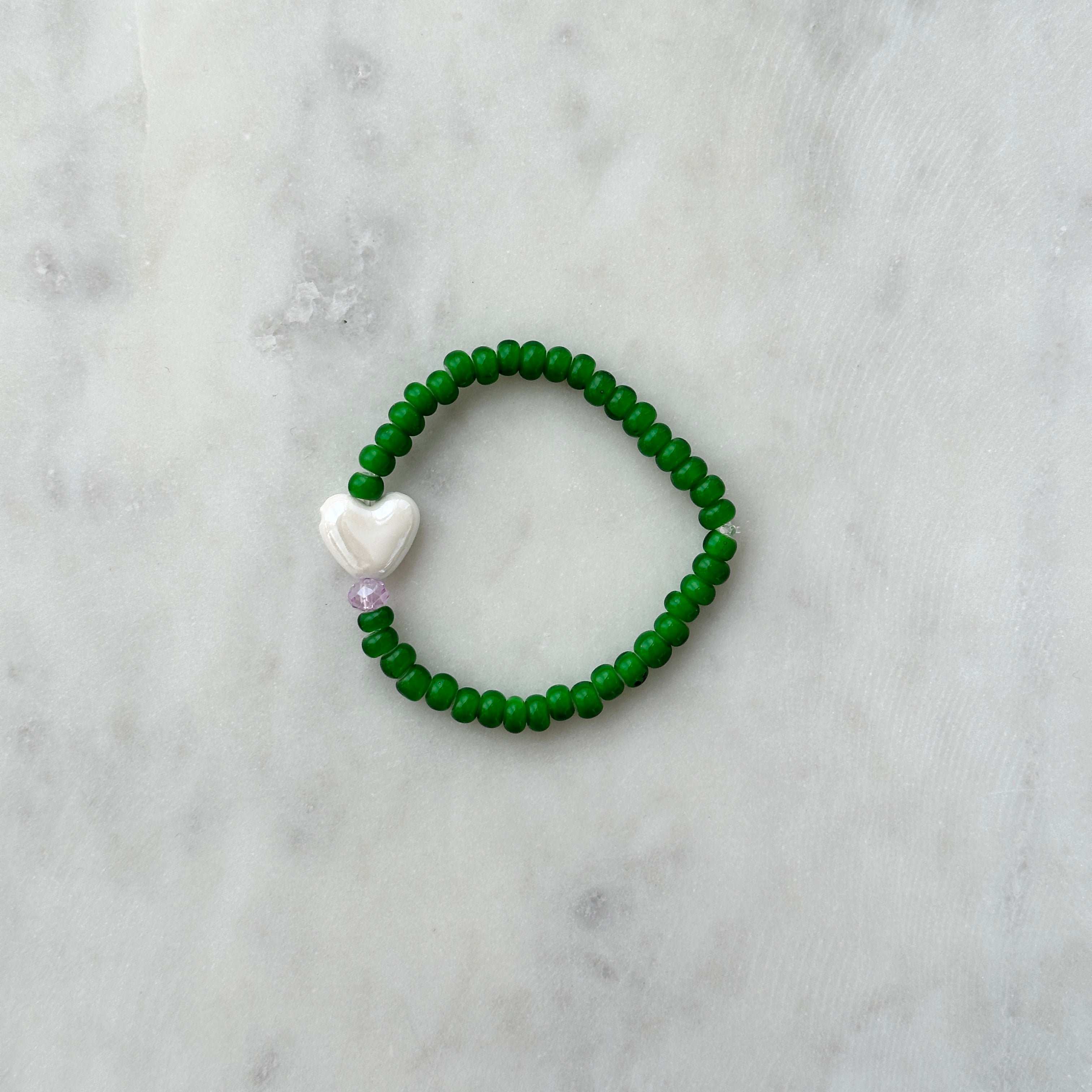 Young at Heart - White/Grassgreen