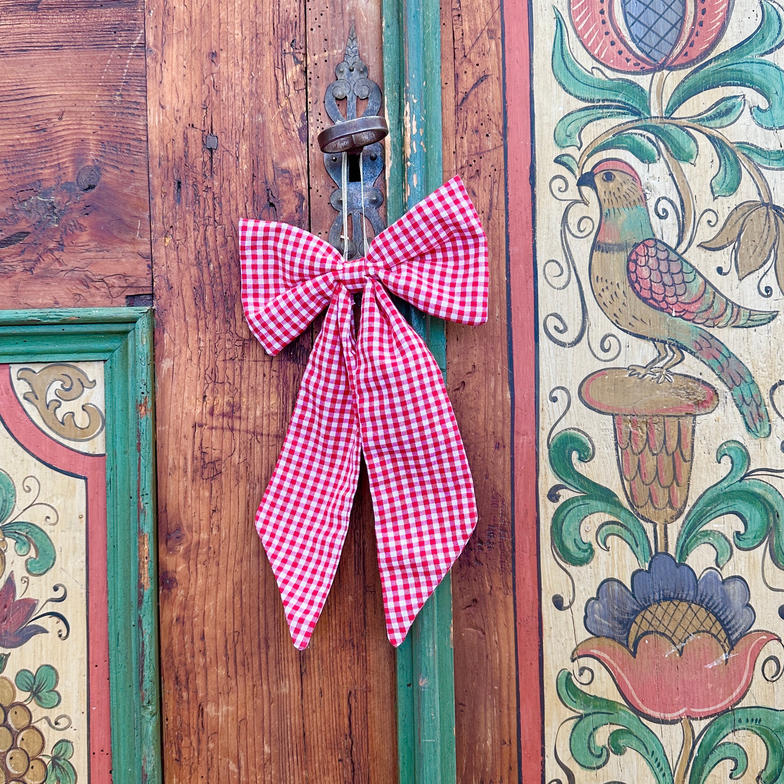 Cotton Bow - Red Check