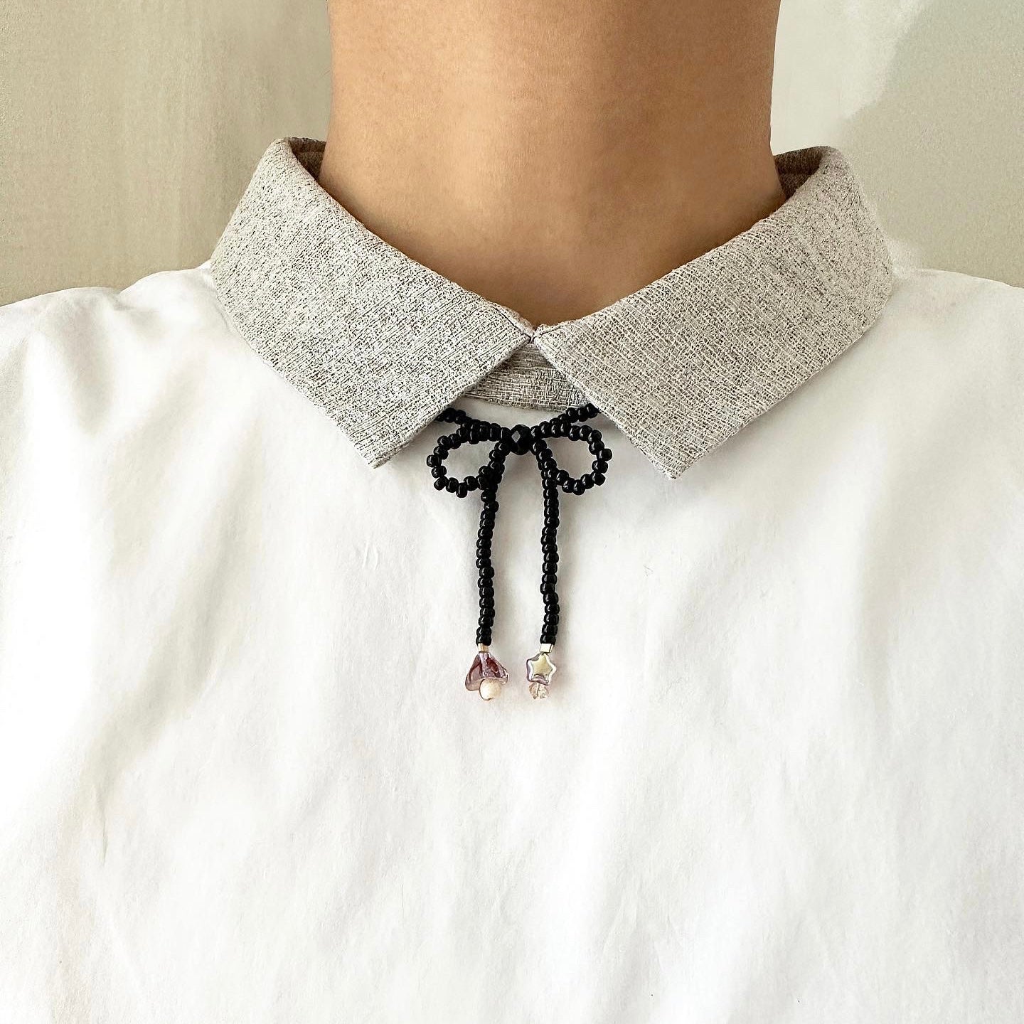 Bow Choker - Black