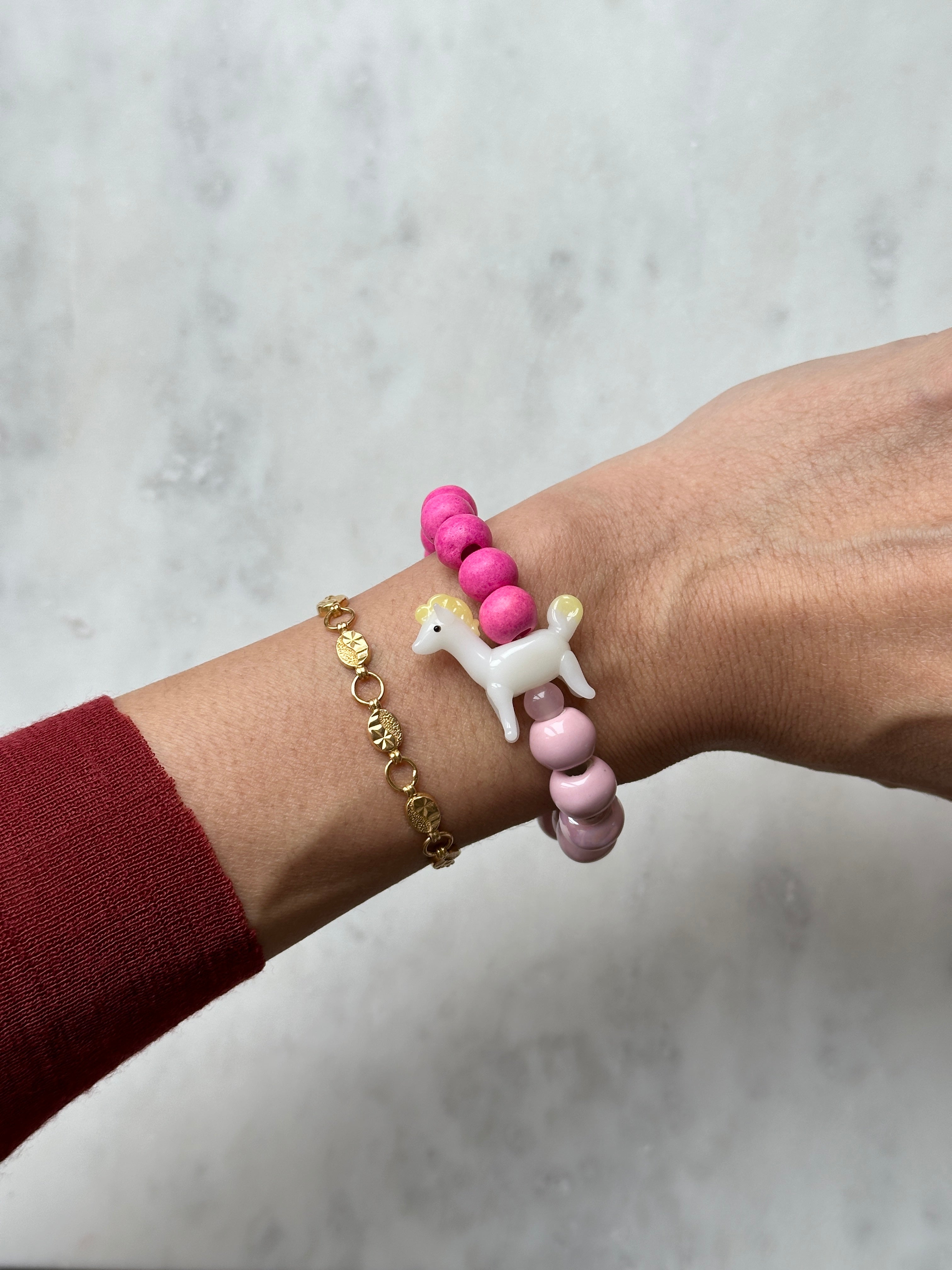 Pre- Order Little White Pony - Pink