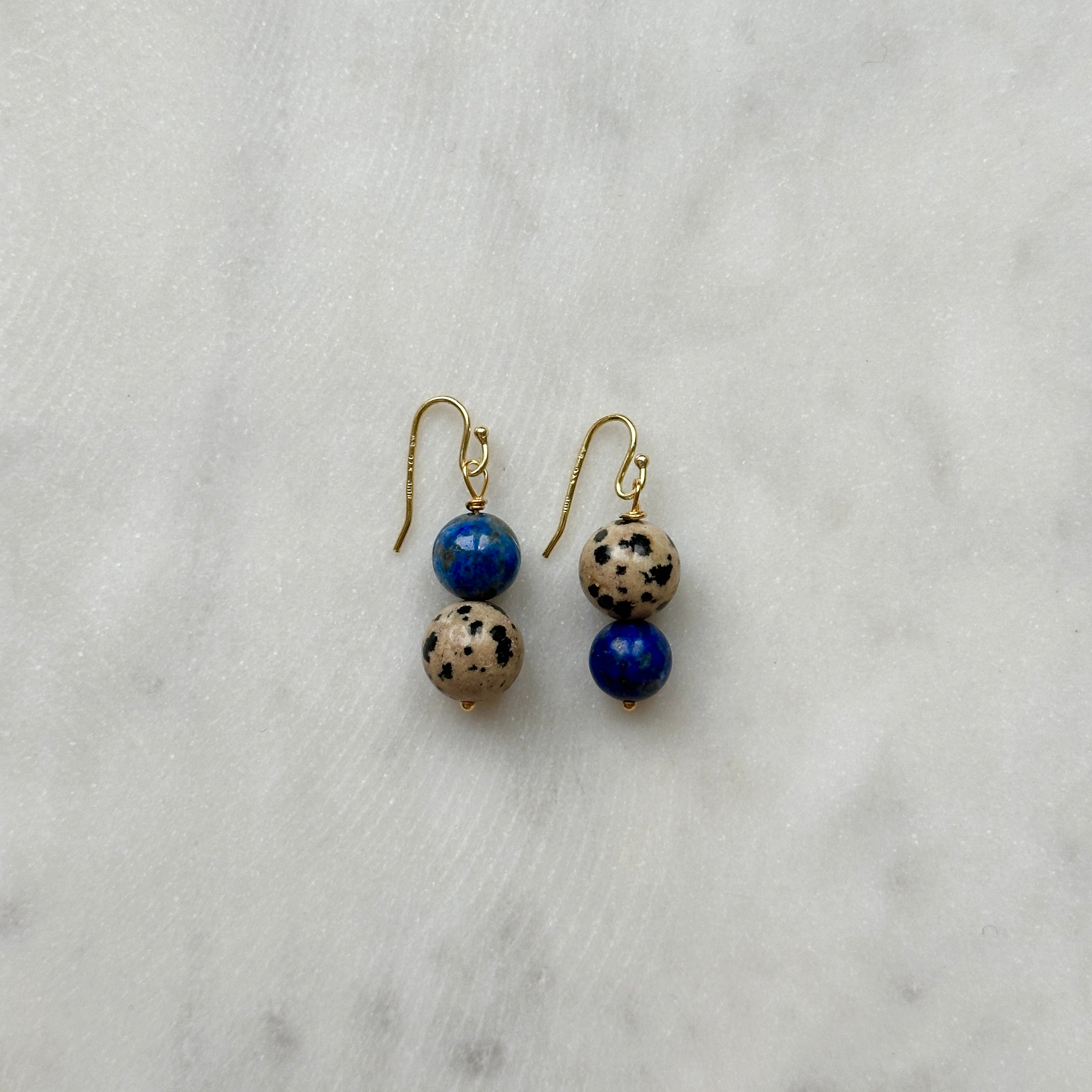 Calm & Confidence (Lapis and Dalmatian Jaspis)