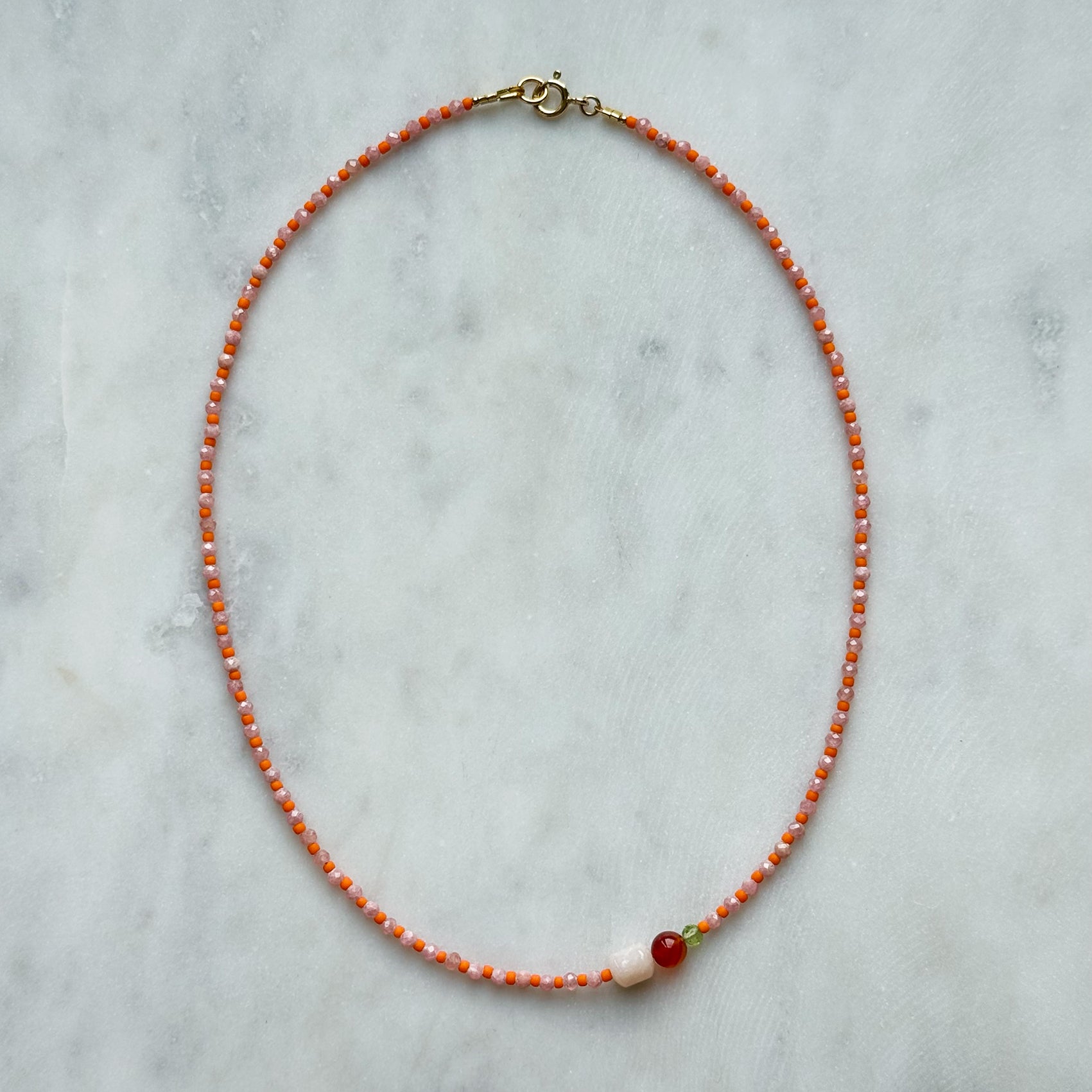 Apricot Jam Necklace