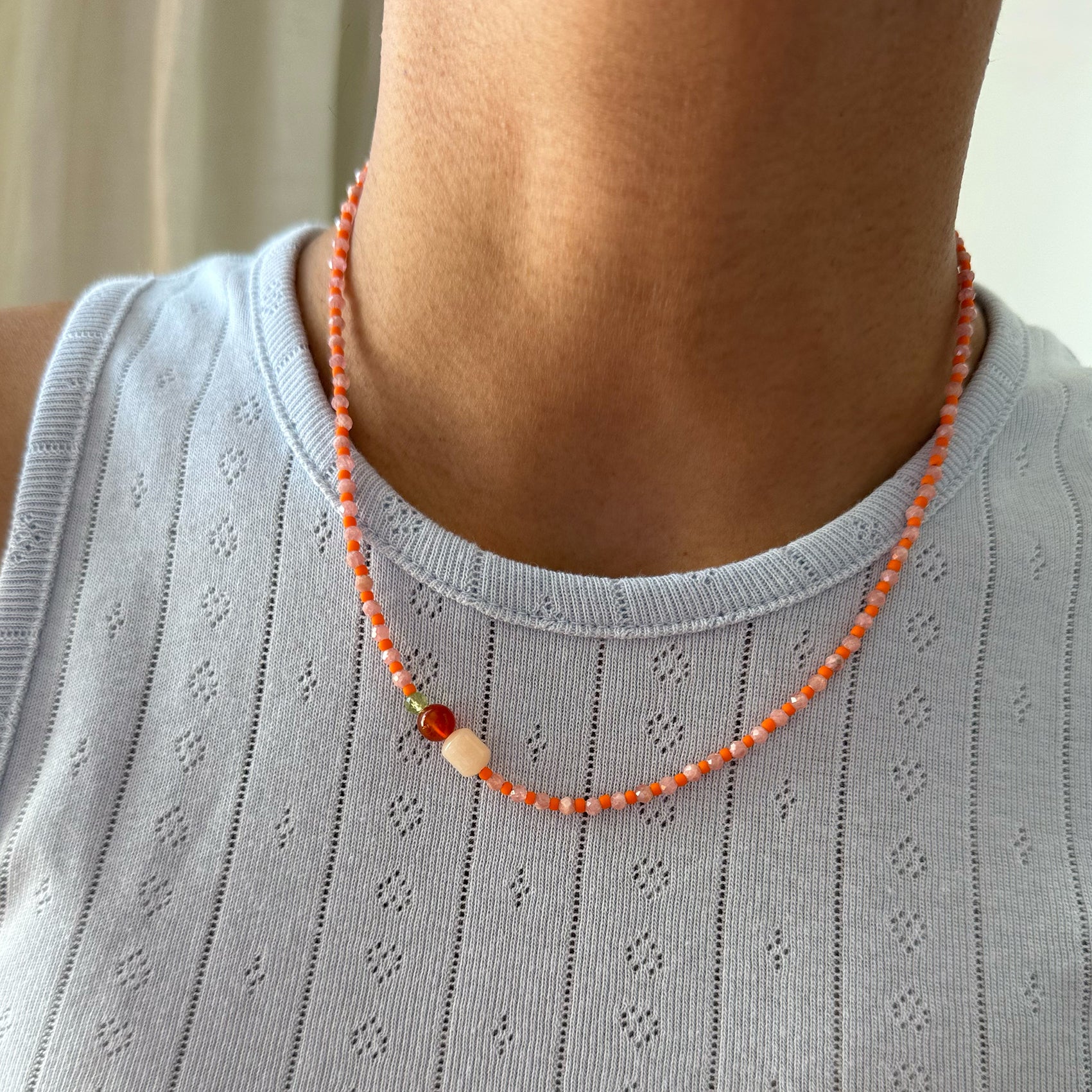 Apricot Jam Necklace