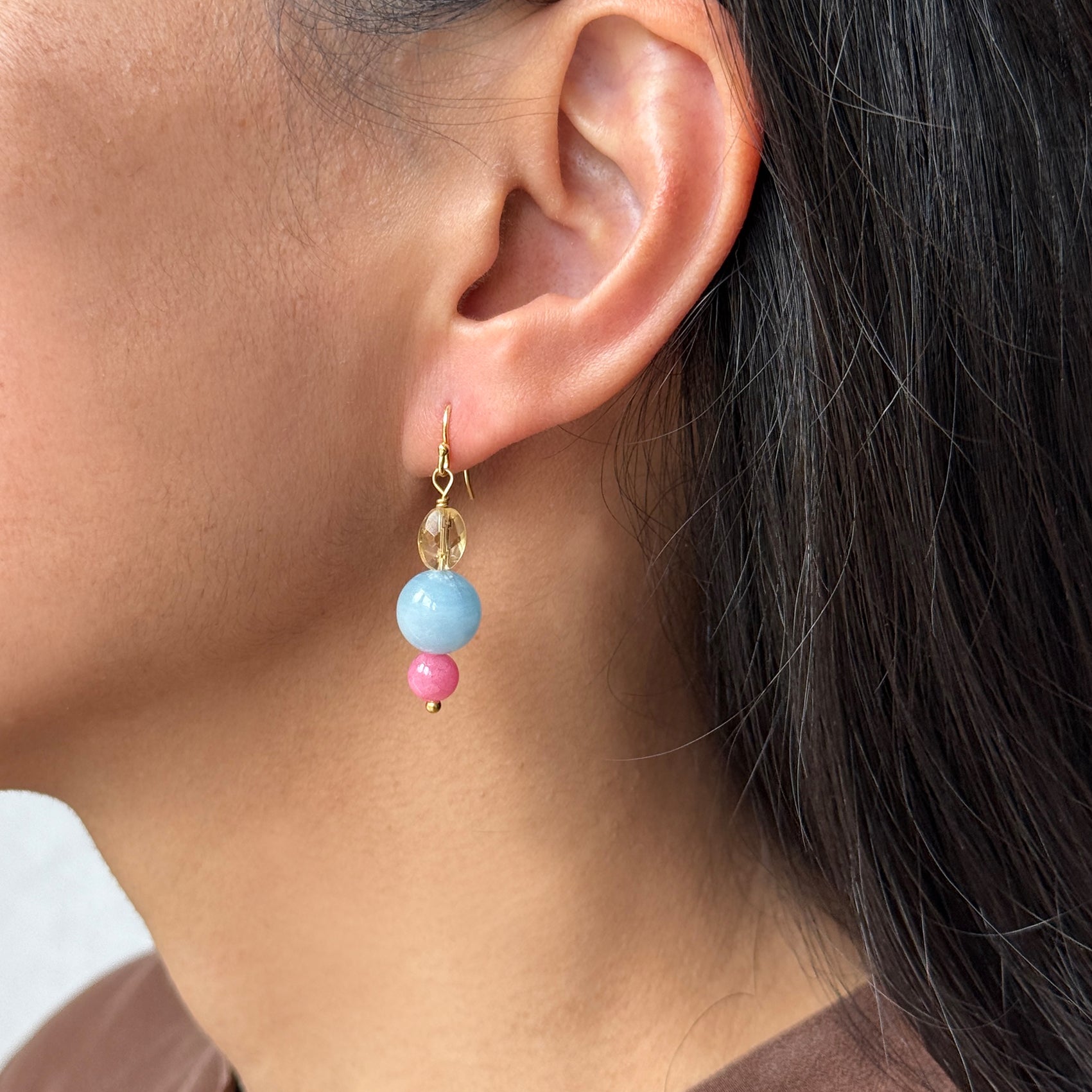 Candy Earrings - Bubblegum