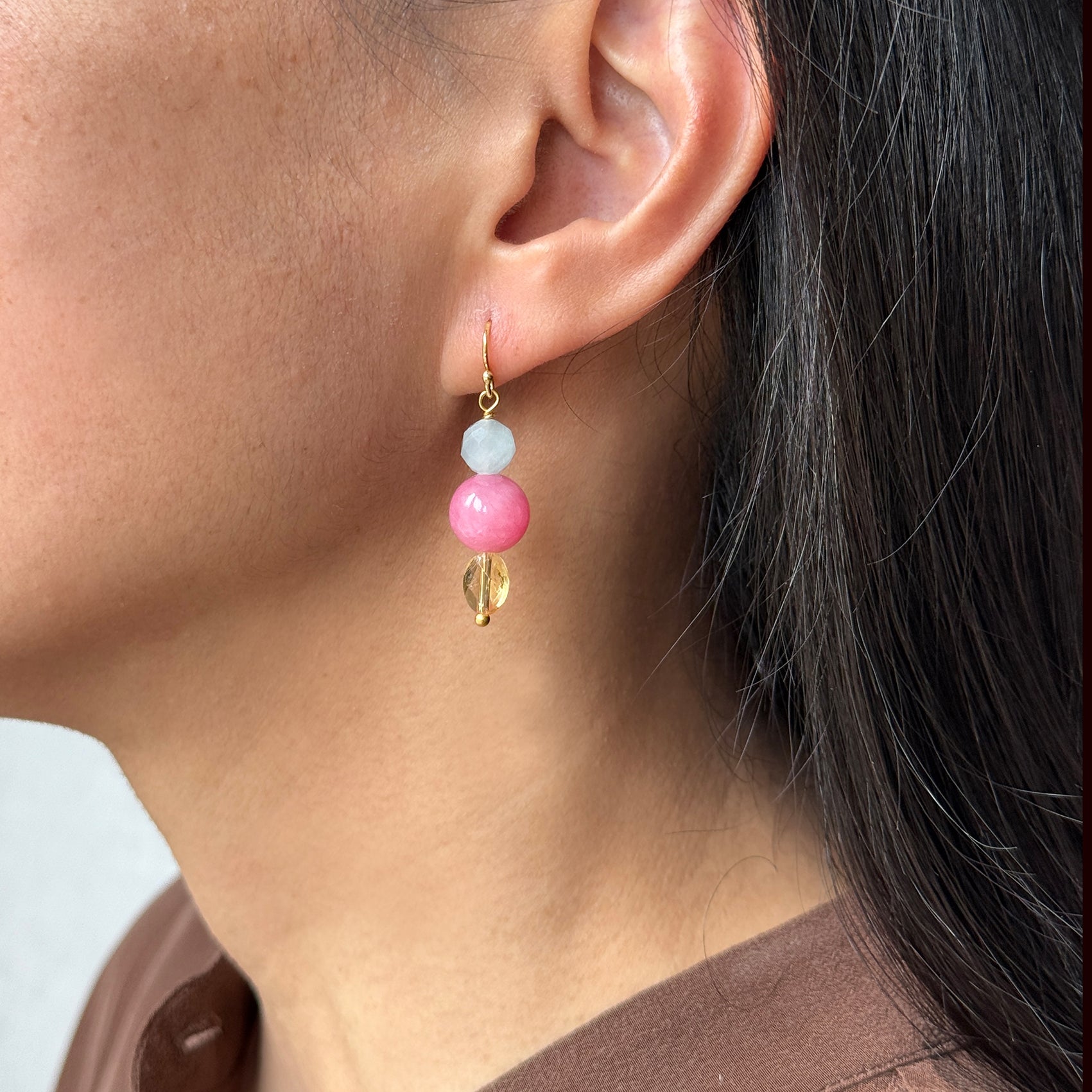 Candy Earrings - Bubblegum