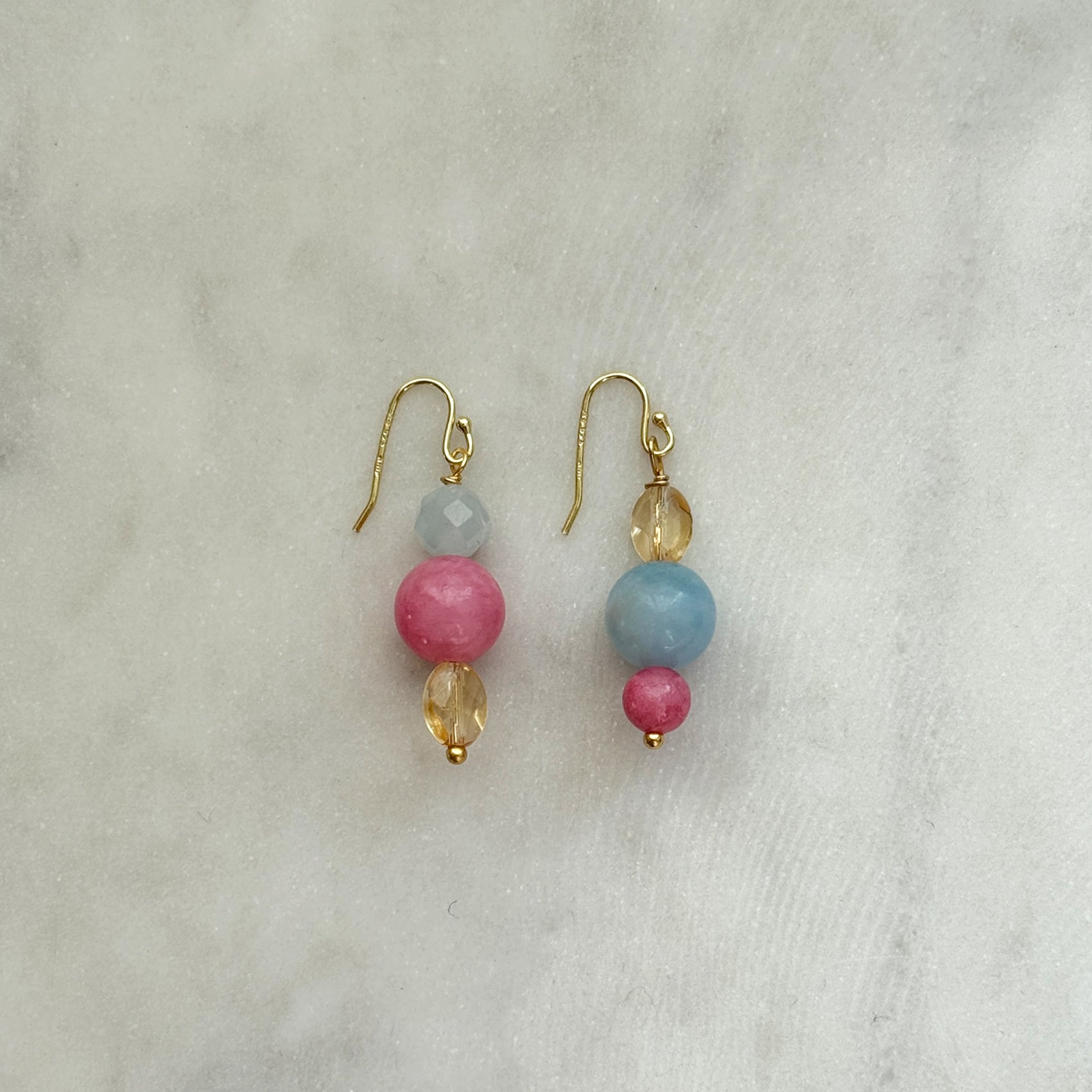 Candy Earrings - Bubblegum