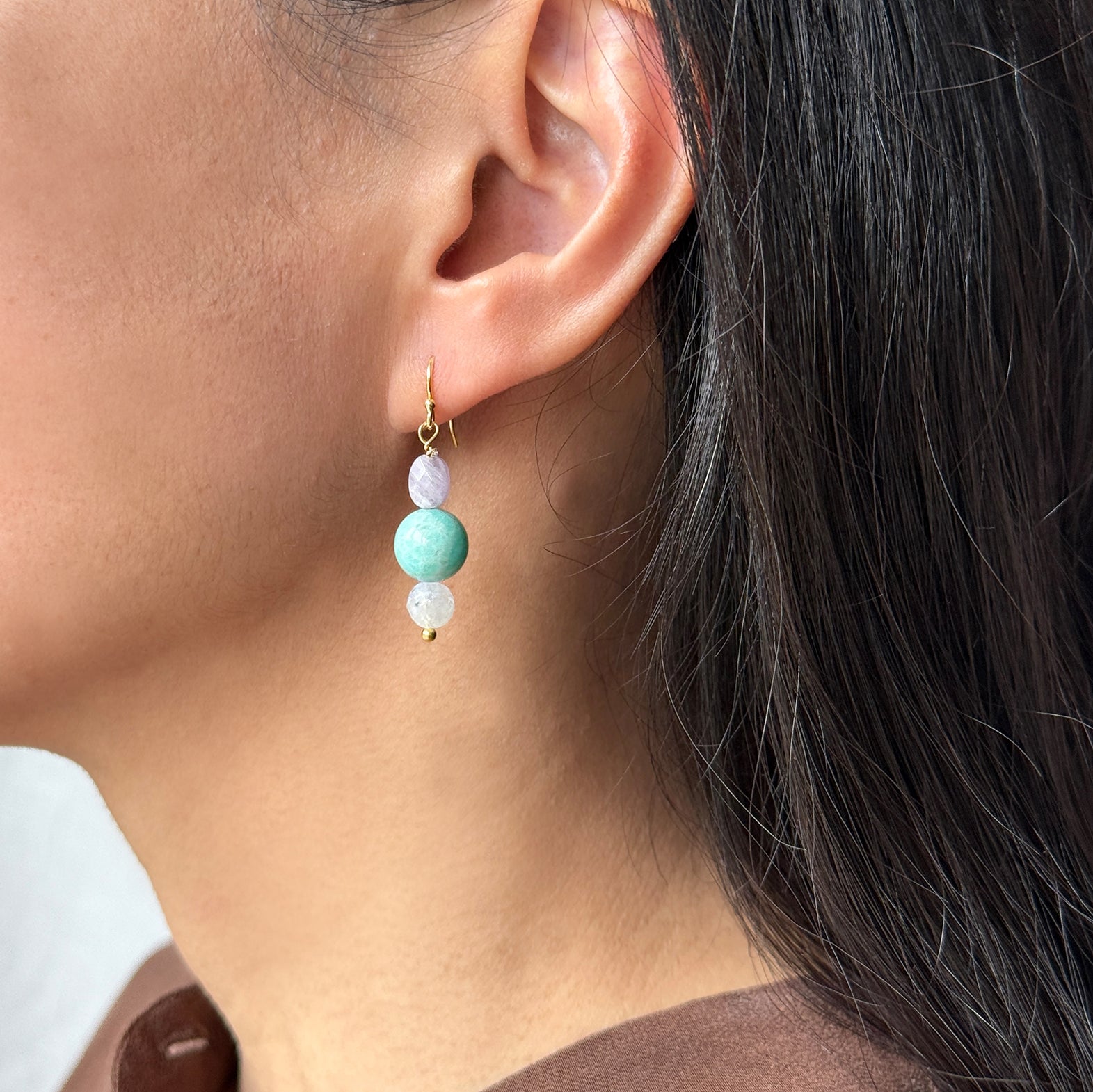 Candy Earrings - Minted Lilac