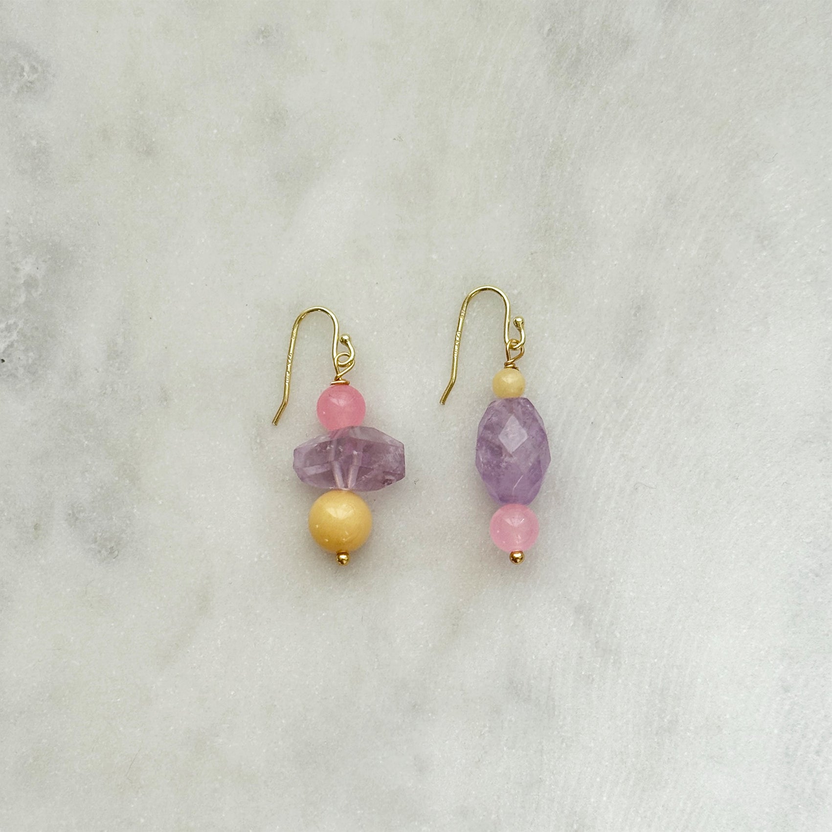 Candy Earrings - Cotton Candy