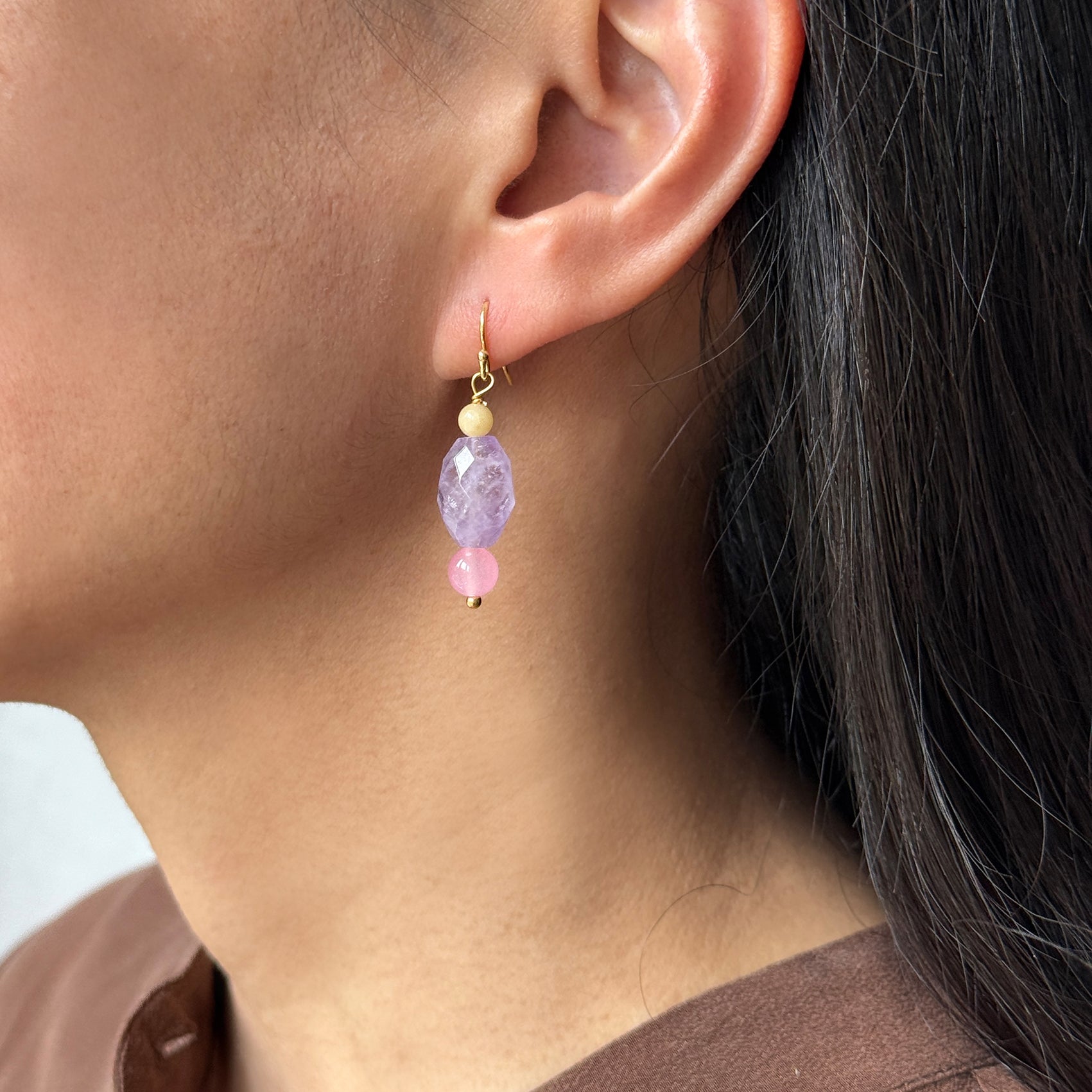 Candy Earrings - Cotton Candy