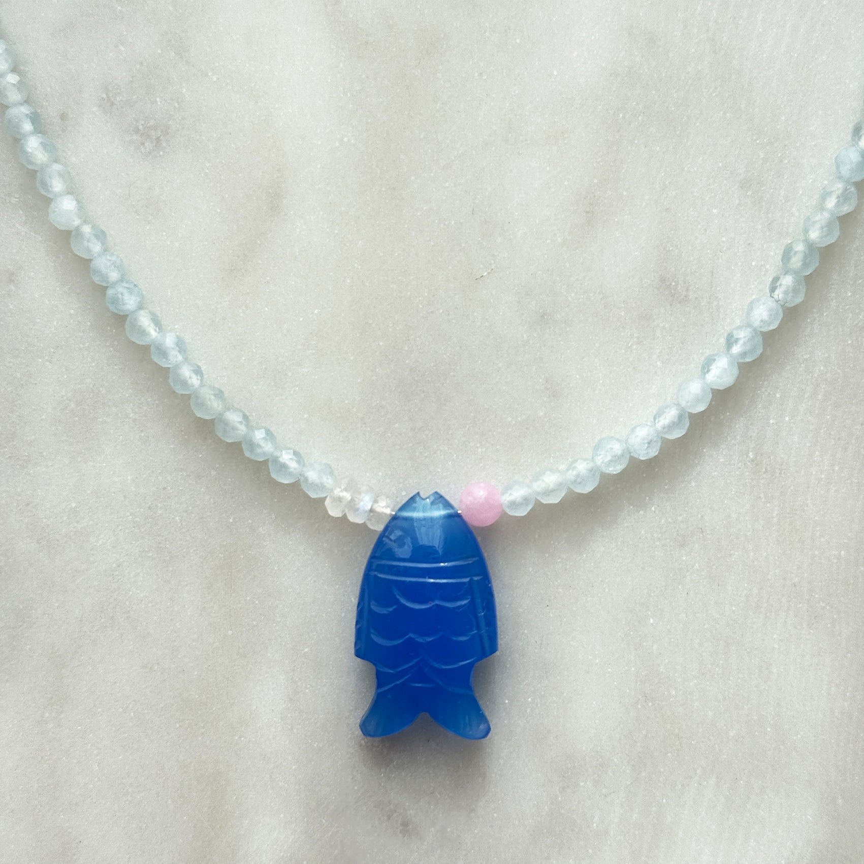 Blue Fish under the Sky