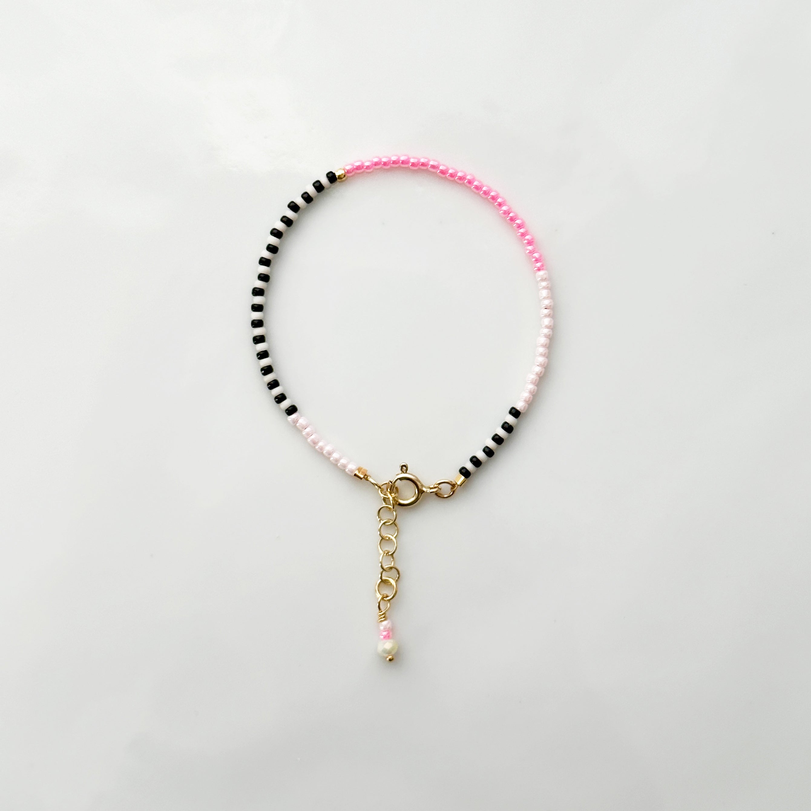 Harlequin Bracelet - Pink & Blush