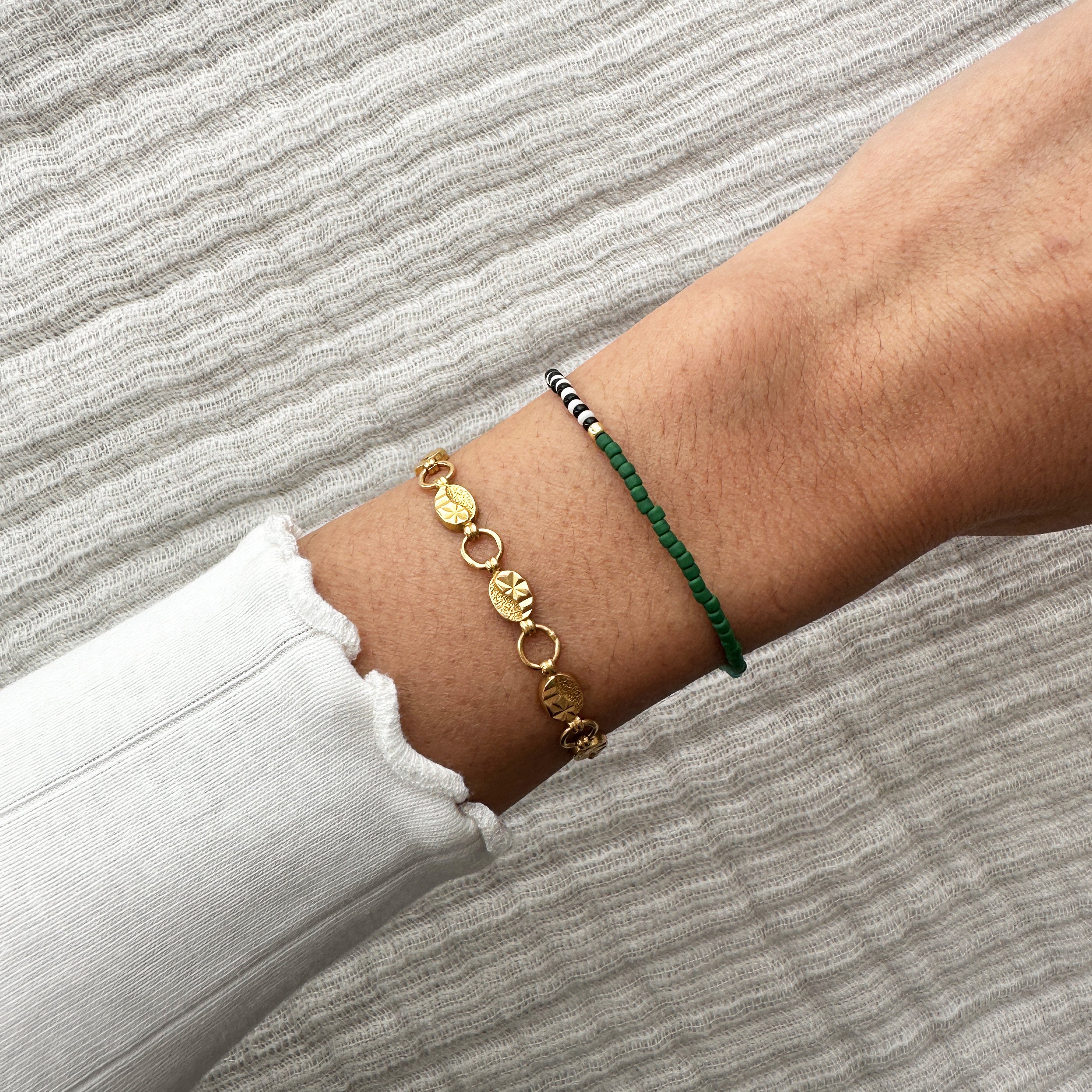 Harlequin Bracelet - Forest & Sage