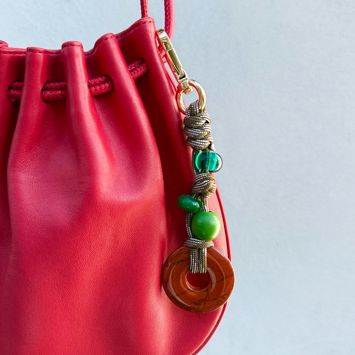 Bag Charm – Red Jasper