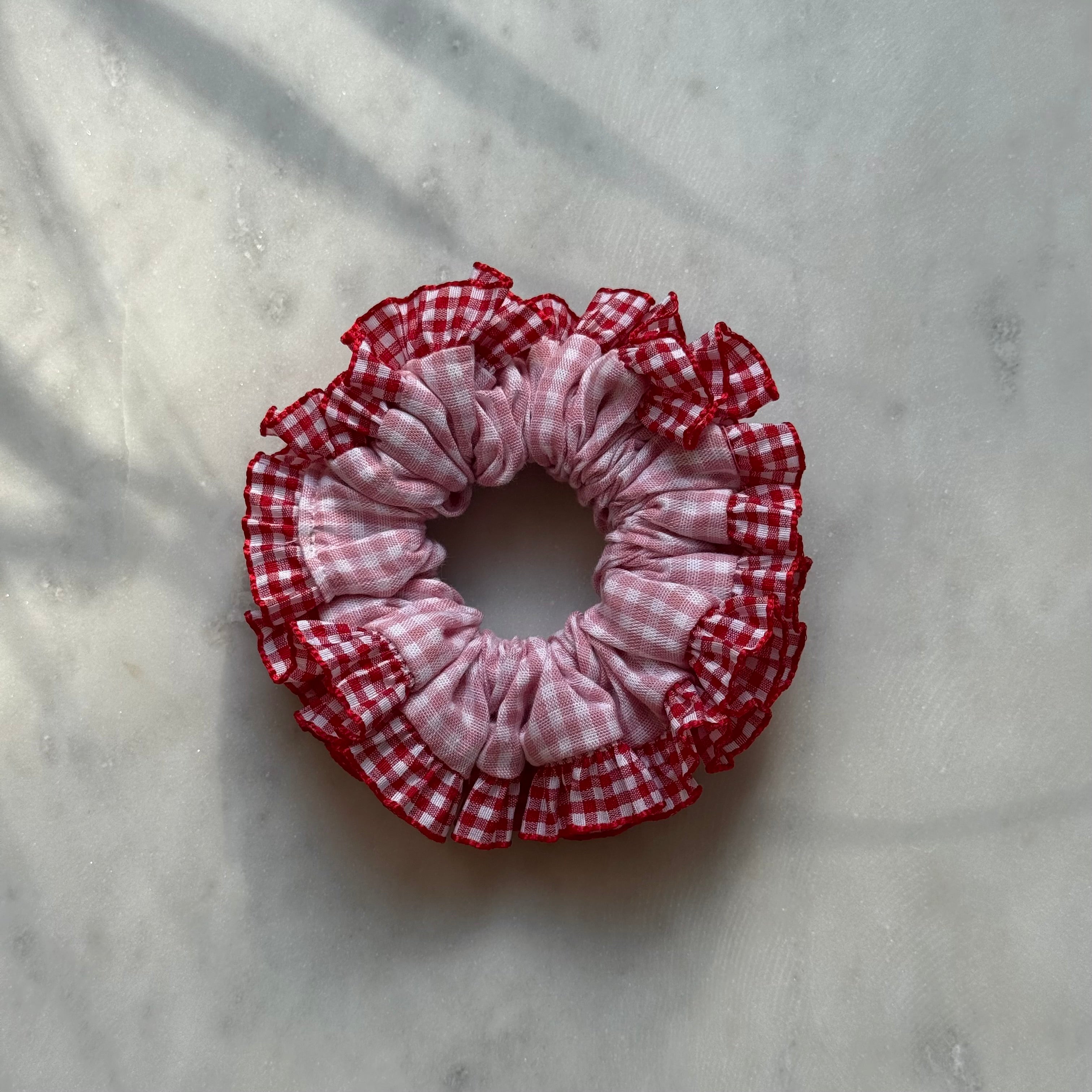 Oversized Scrunchie - Vichy Marmelade