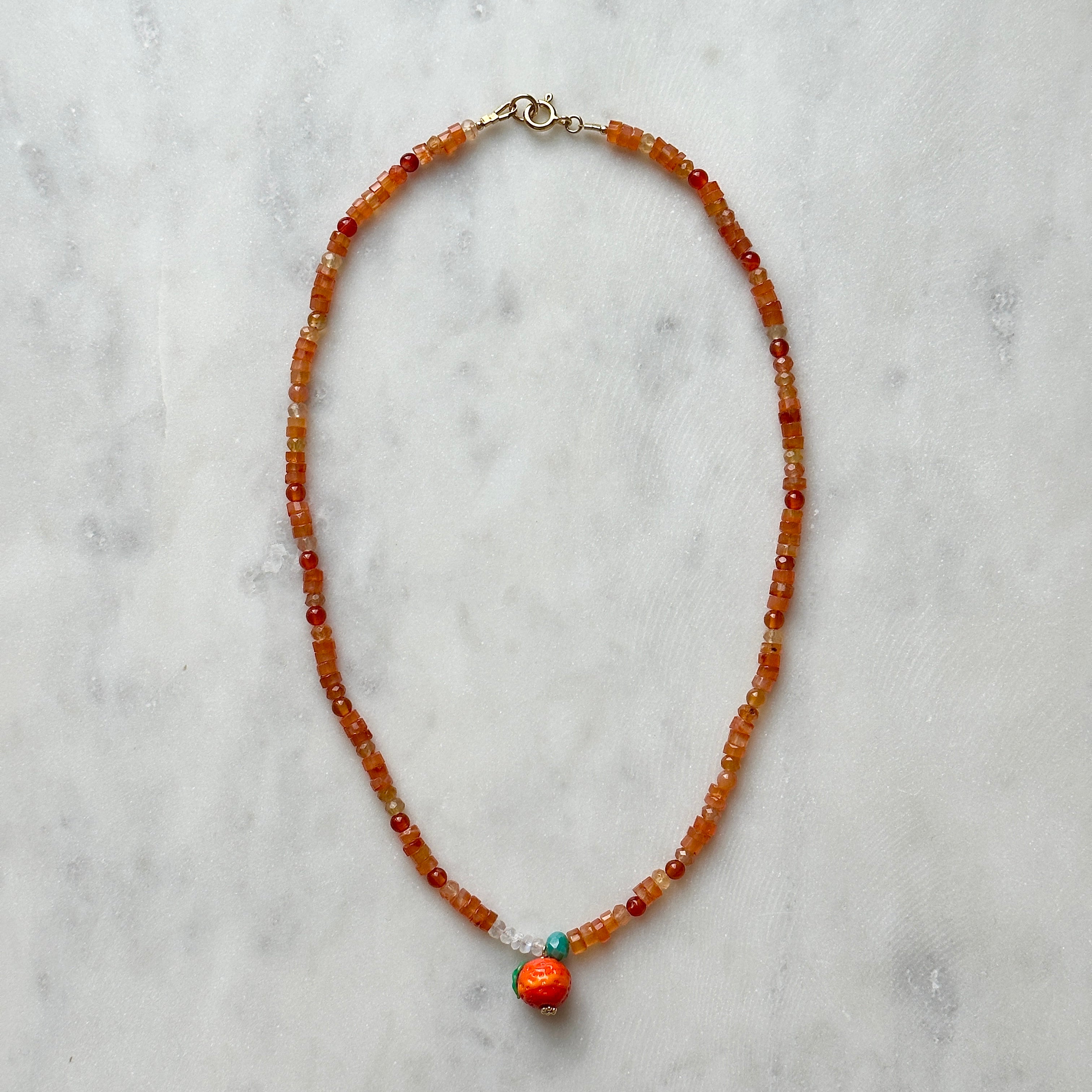 Orange Necklace