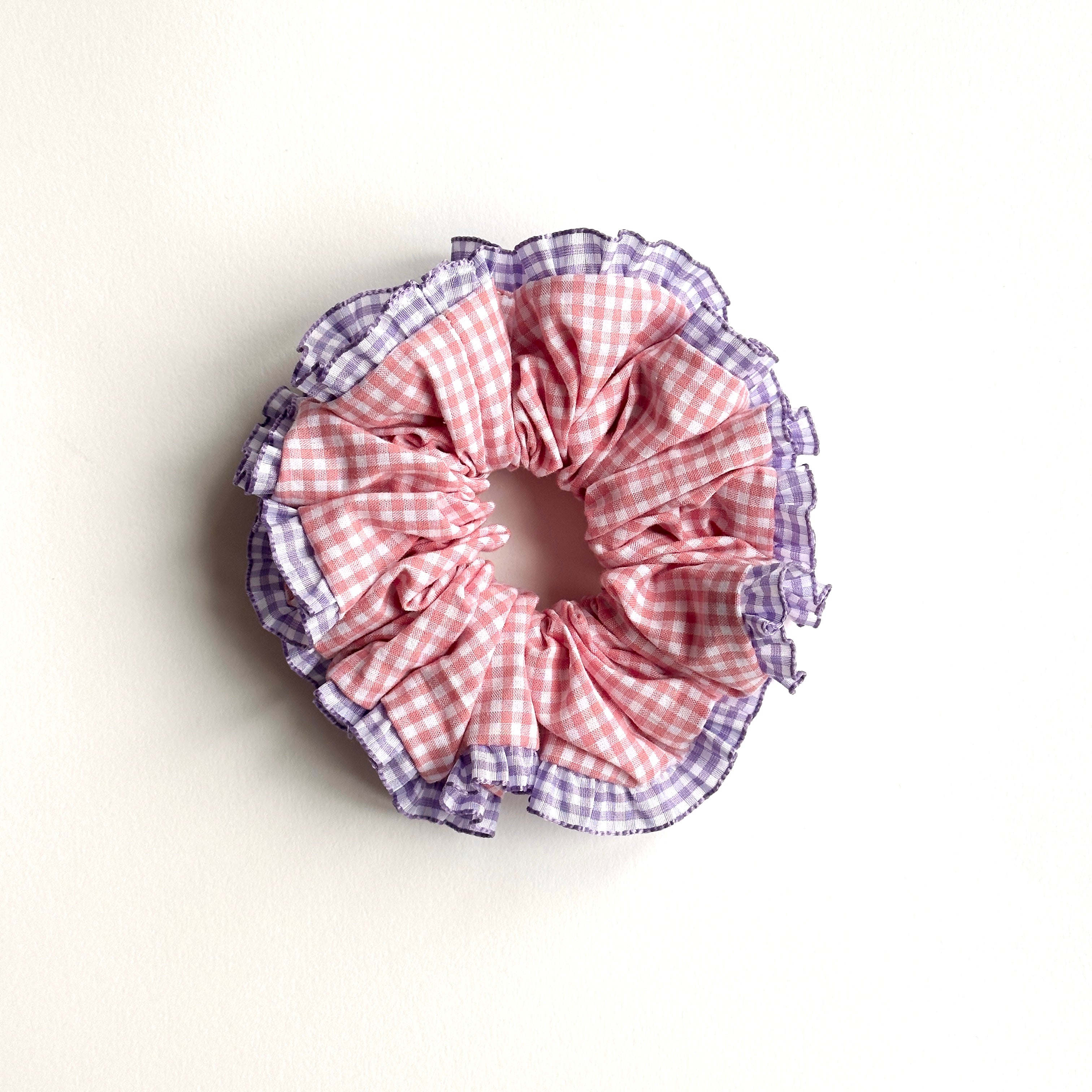 Oversized Scrunchie - Vichy Candy