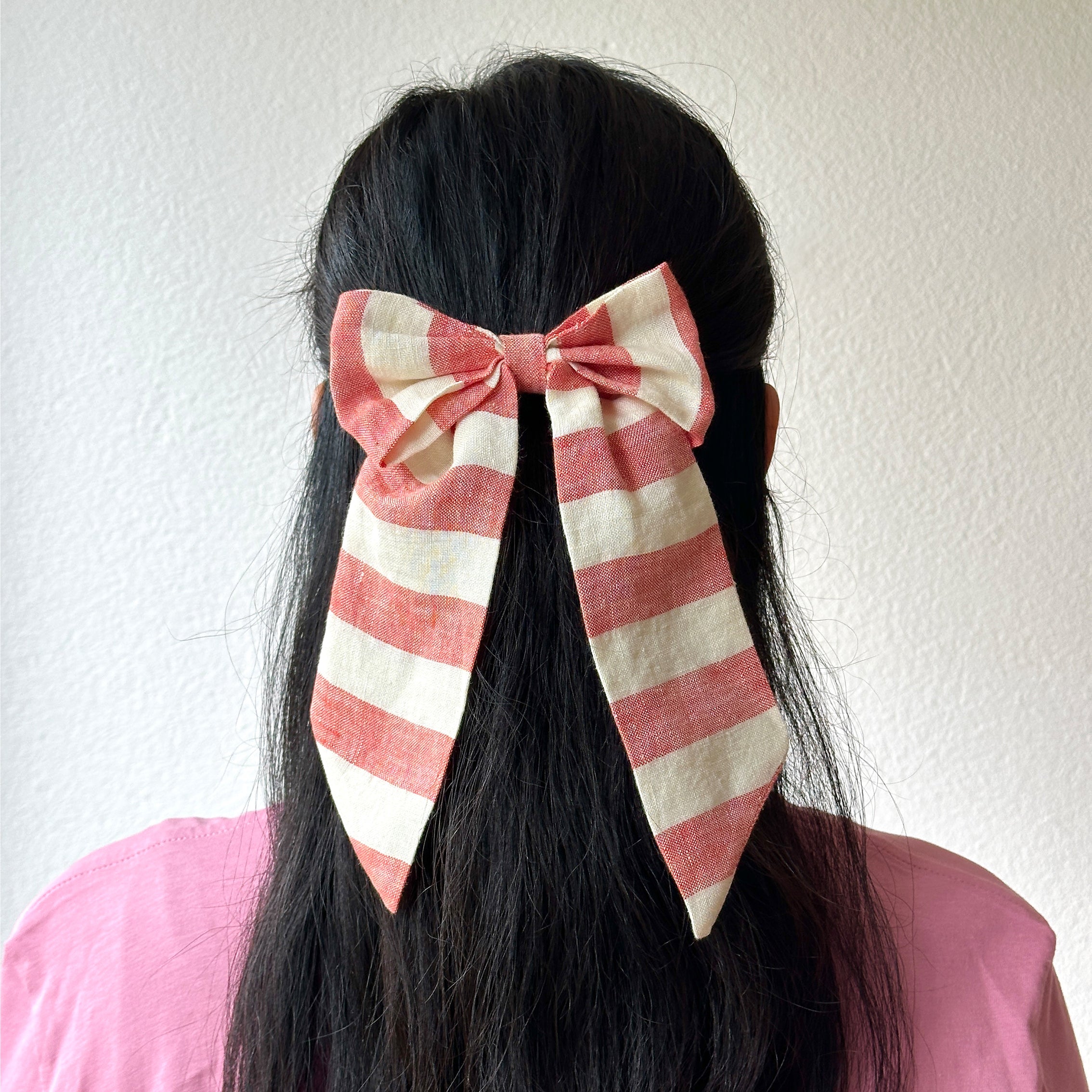 Oversized Hair Bow - Parasol