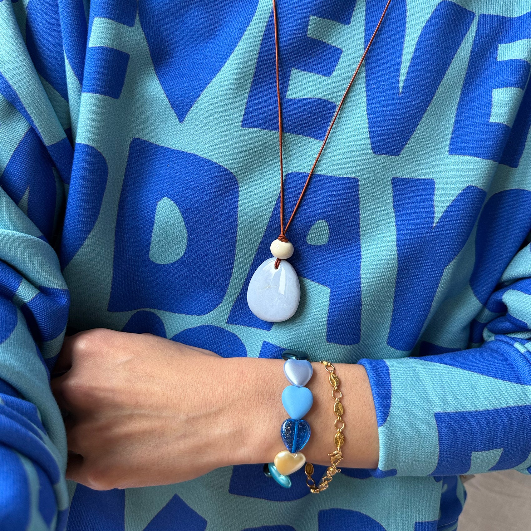 More Love Pendant - Chalcedon