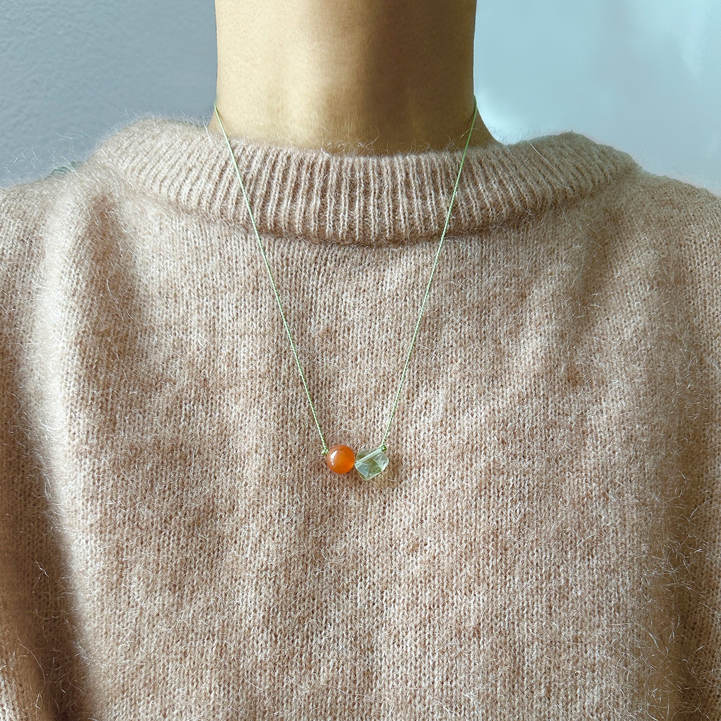 Dream & Calmness (Prehnite & Carnelian)