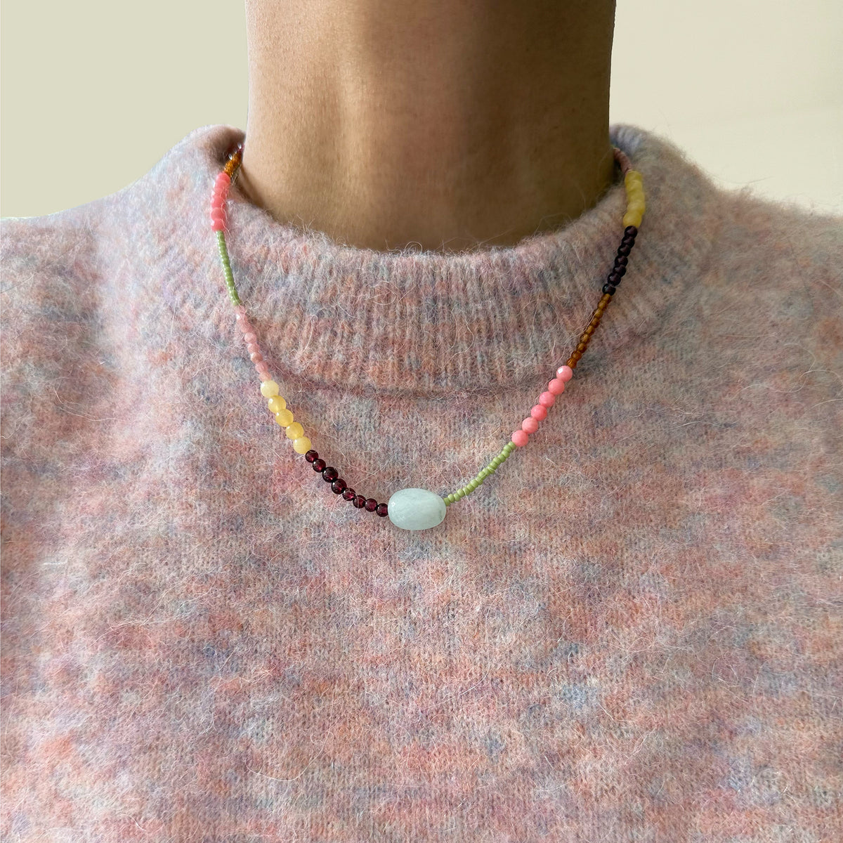 Little Compositions – Aquamarine Necklace