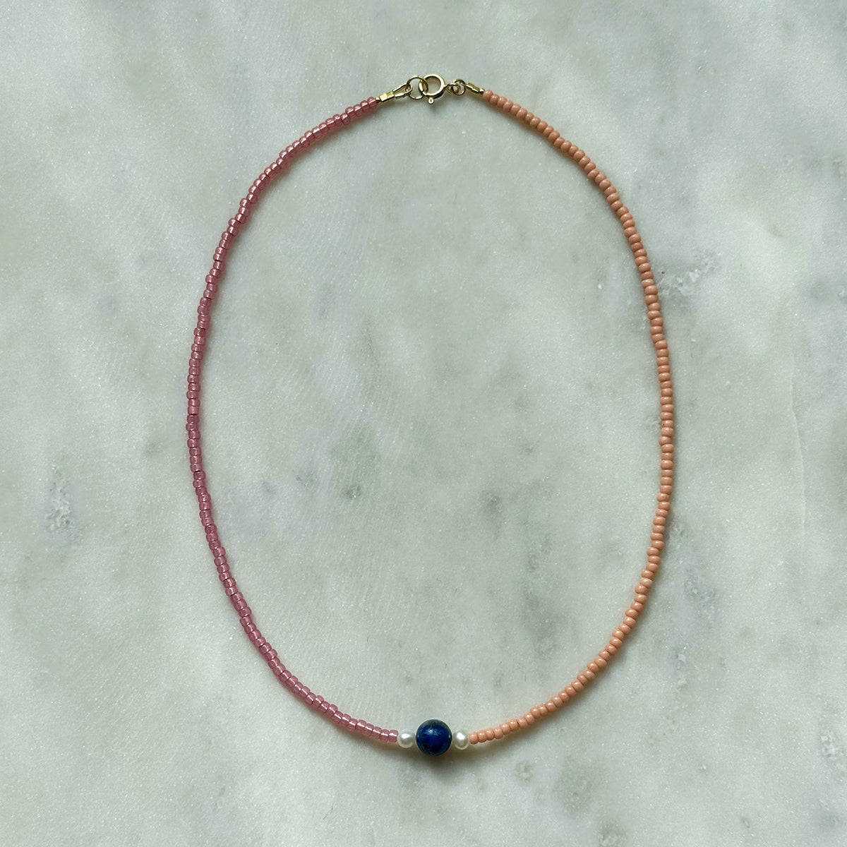 Little Blue Lapis Necklace