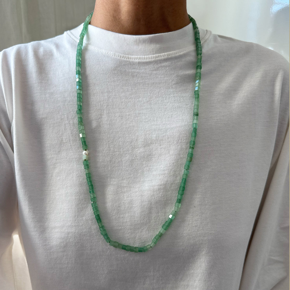 Flowy Necklace - Amazonit