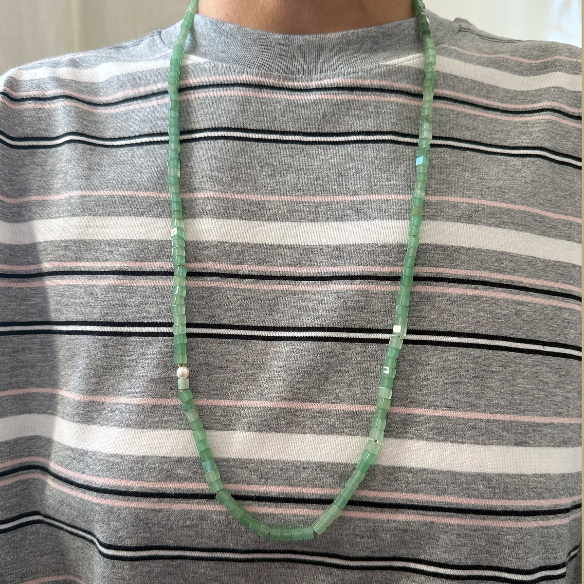Flowy Necklace - Amazonit