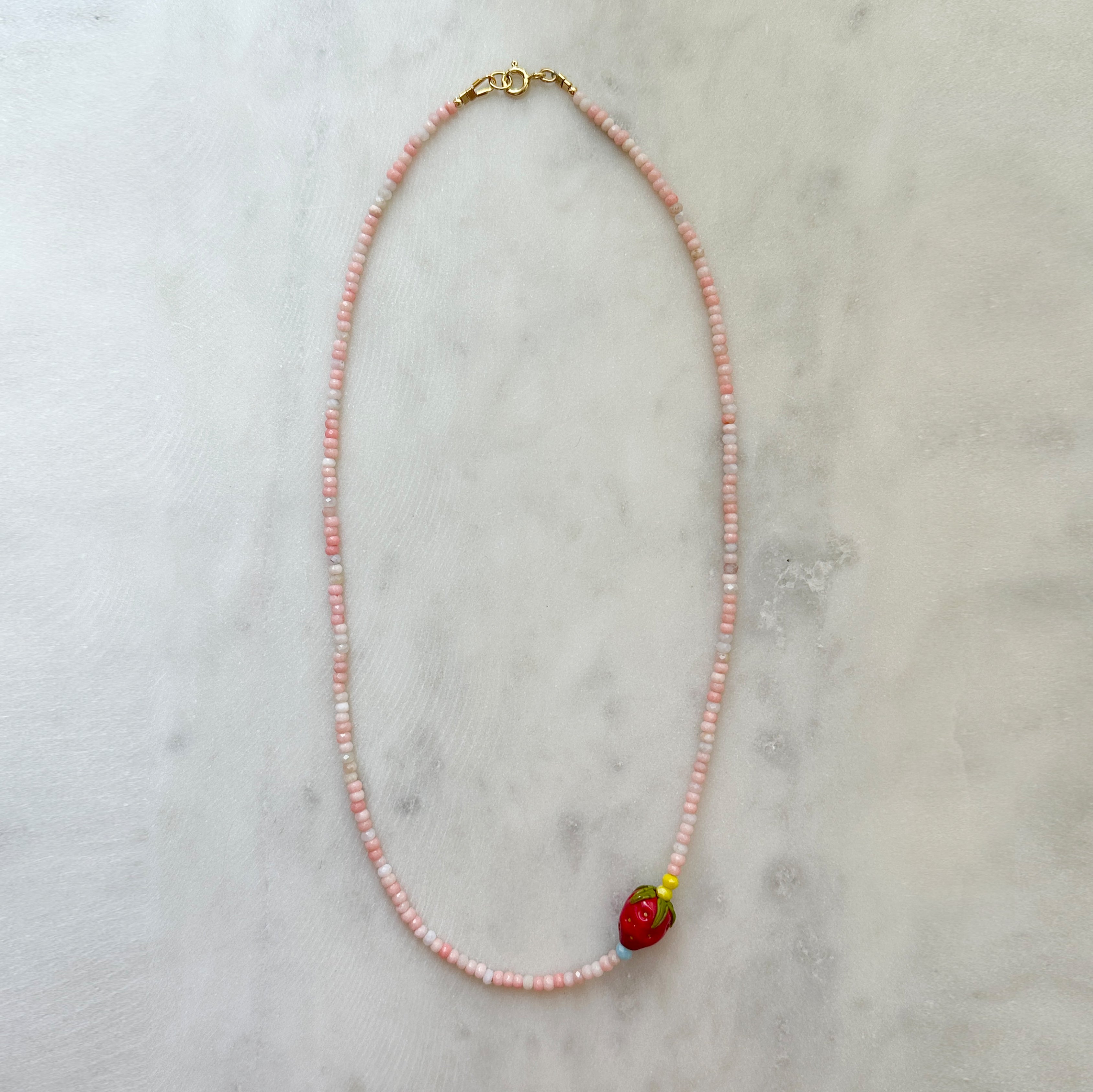 Petite Strawberry Necklace