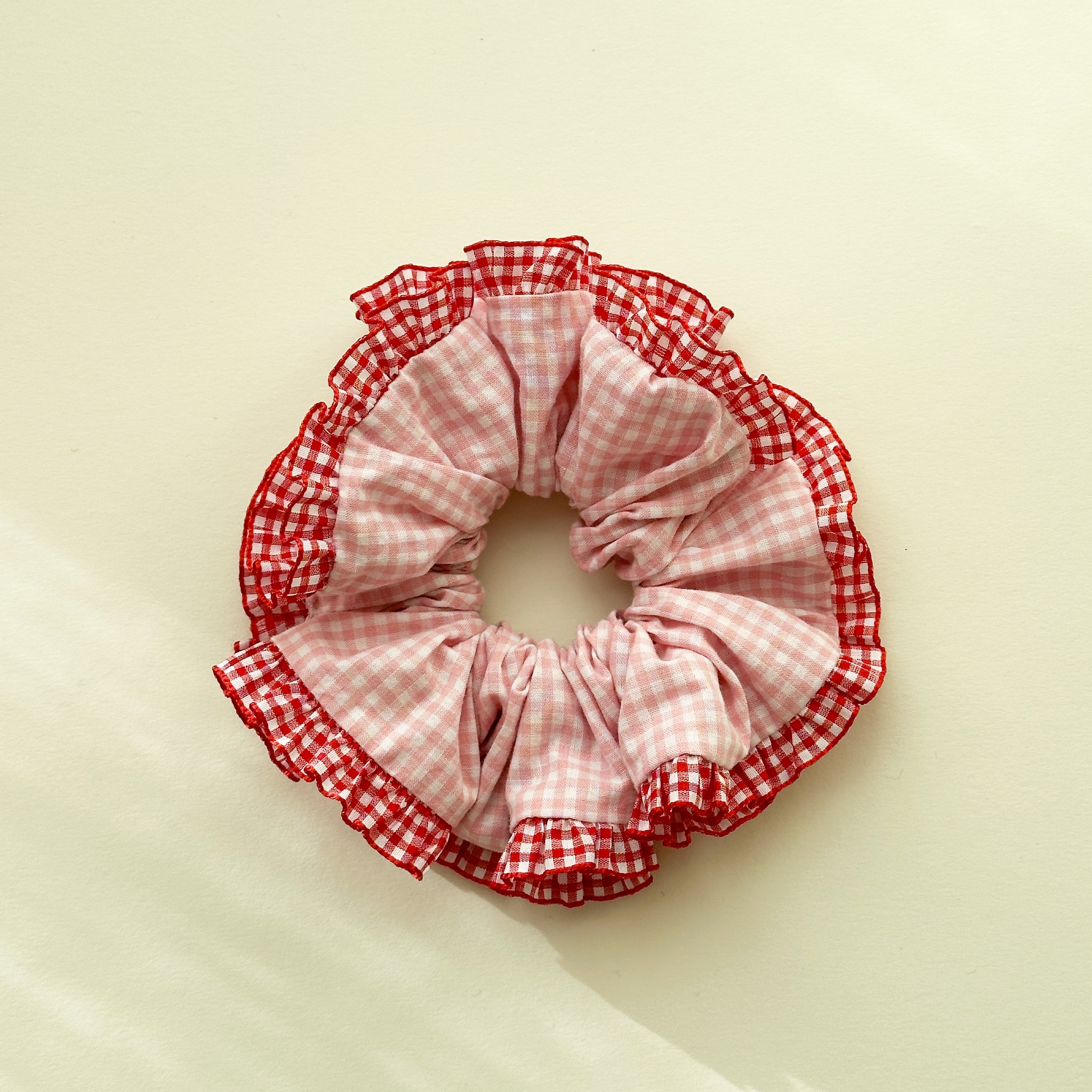 Oversized Scrunchie - Vichy Marmelade
