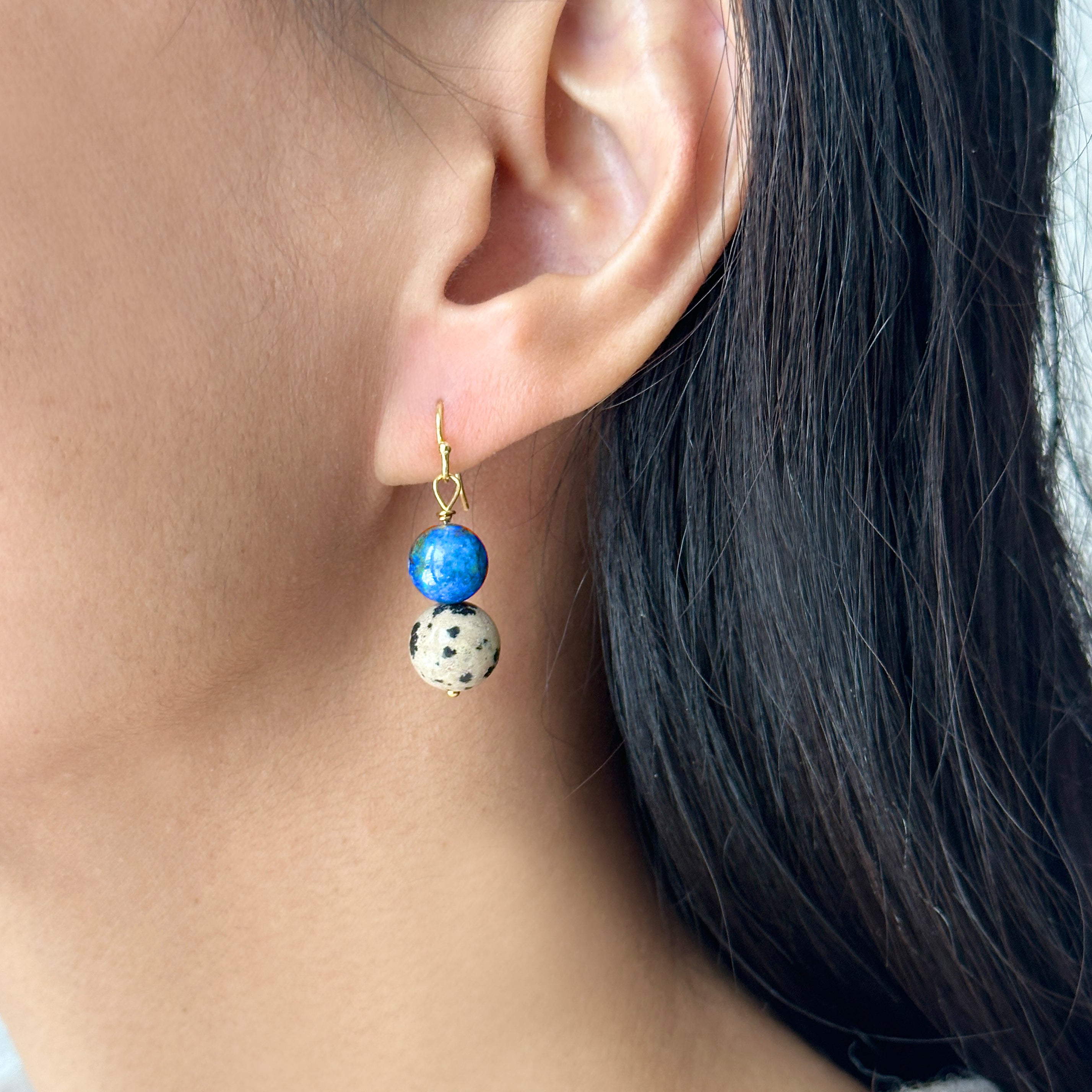 Calm & Confidence (Lapis and Dalmatian Jaspis)