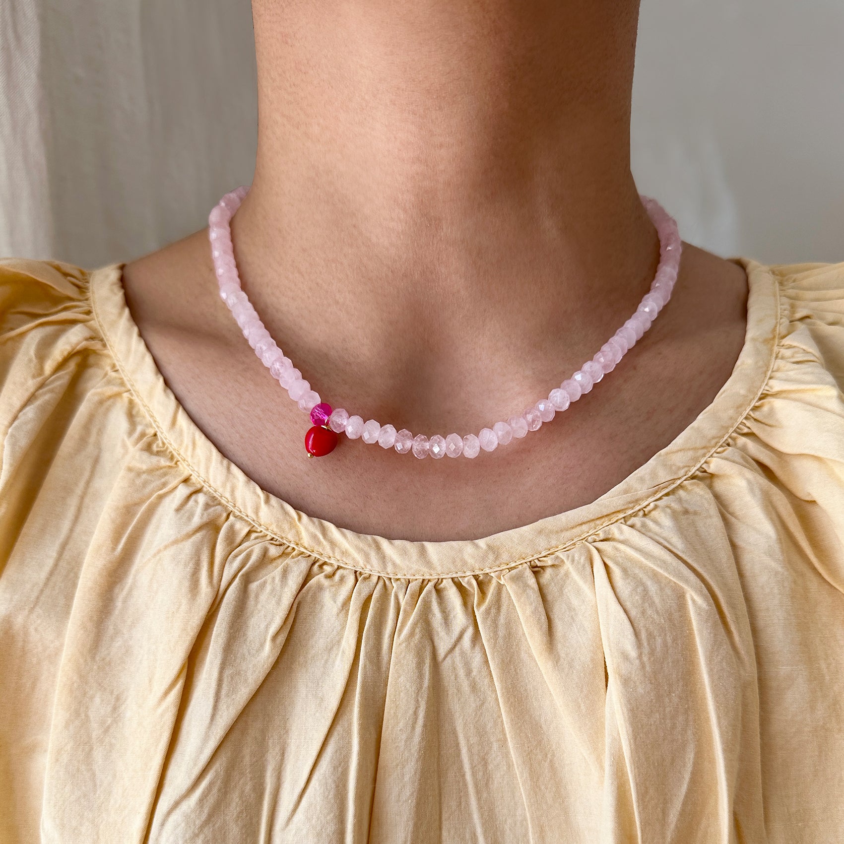 Rosé and Petite Red Heart