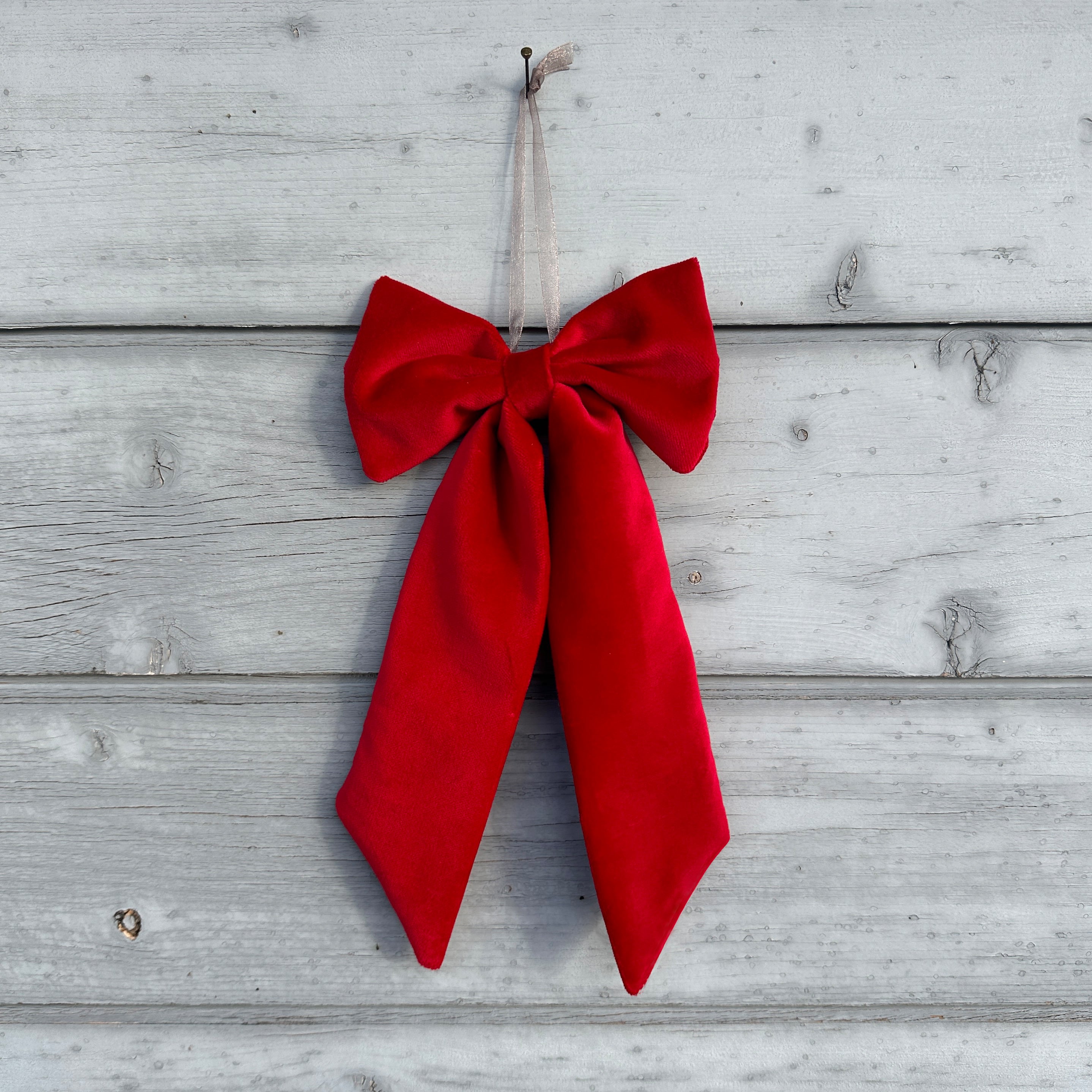 Velvet Bow - Classic Red