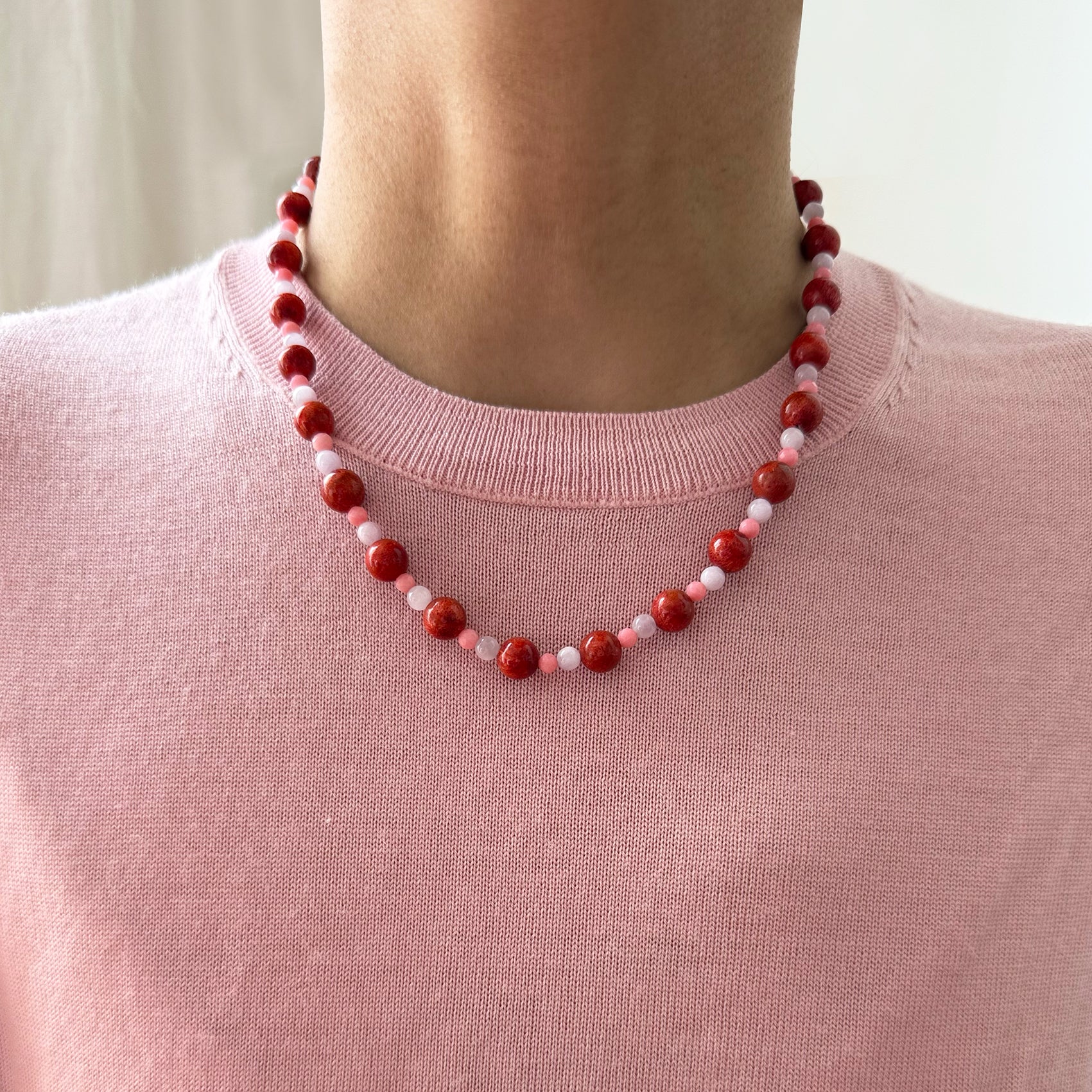 Poppy & Lilac Necklace