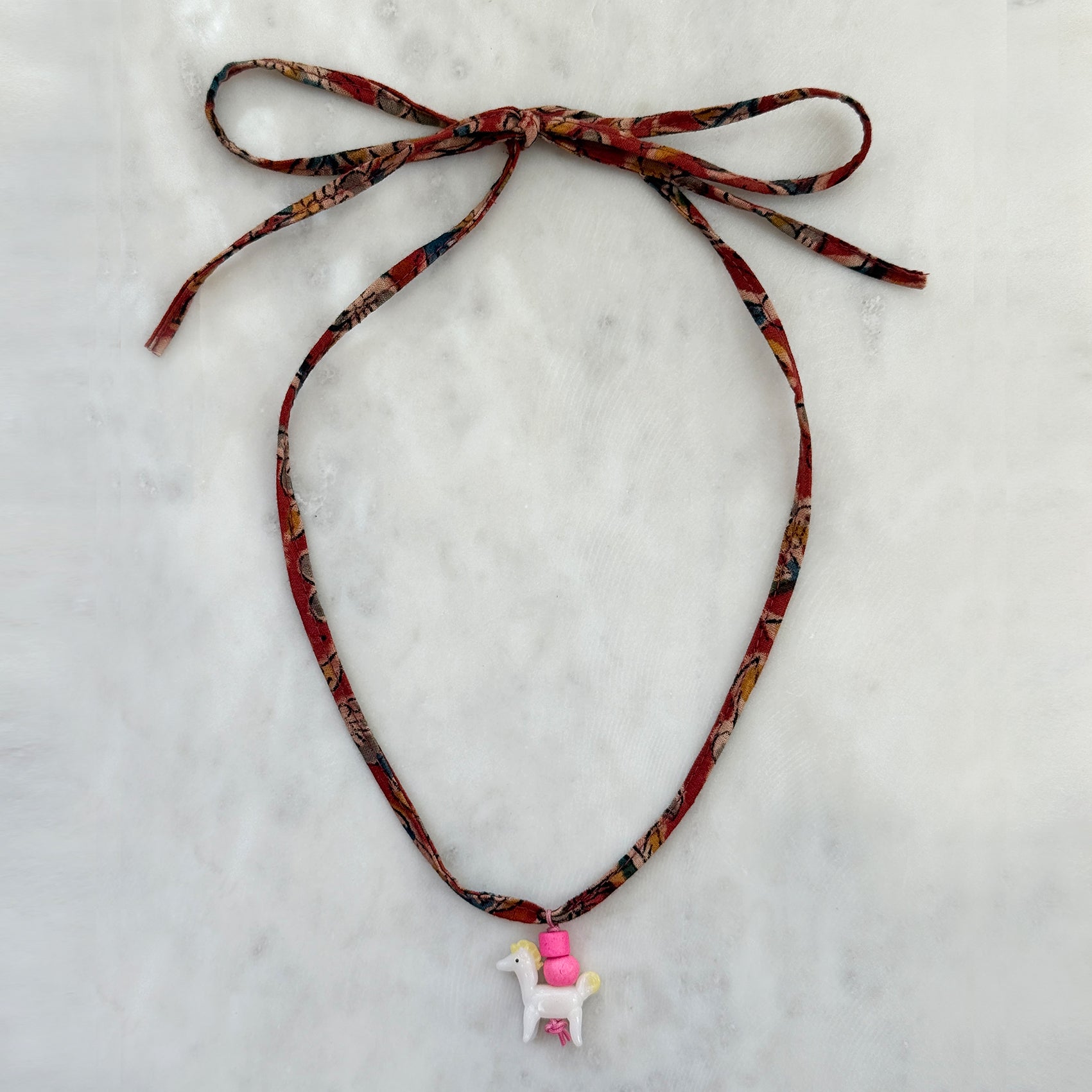 Pink Pony Ribbon (Pink or Rosewood)