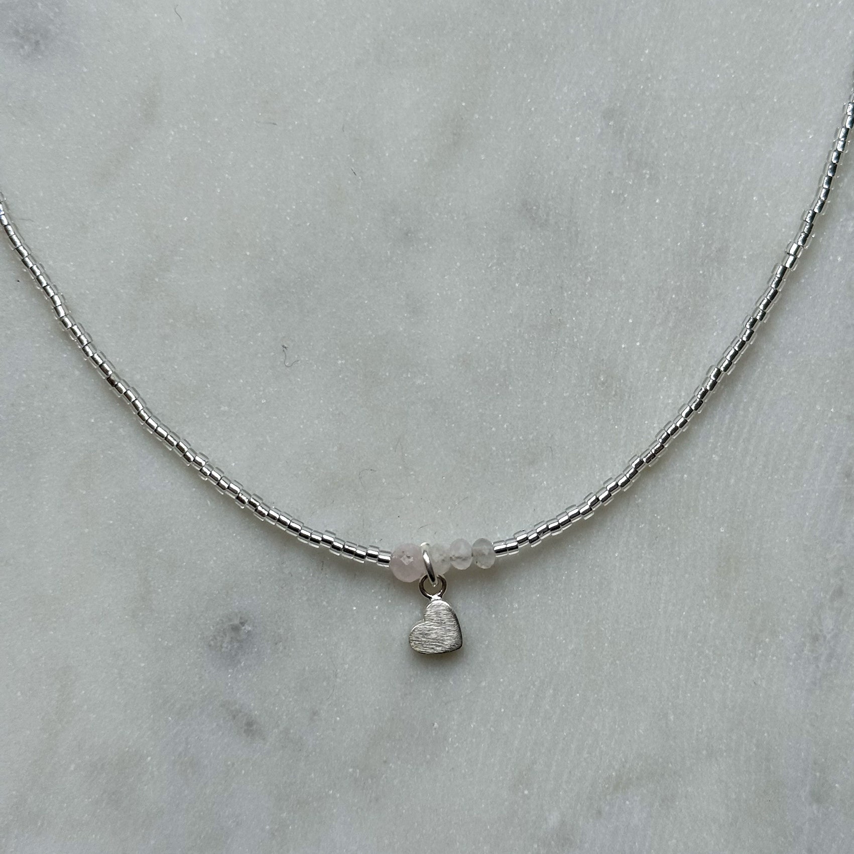 Tiny Silver Heart/Elephant