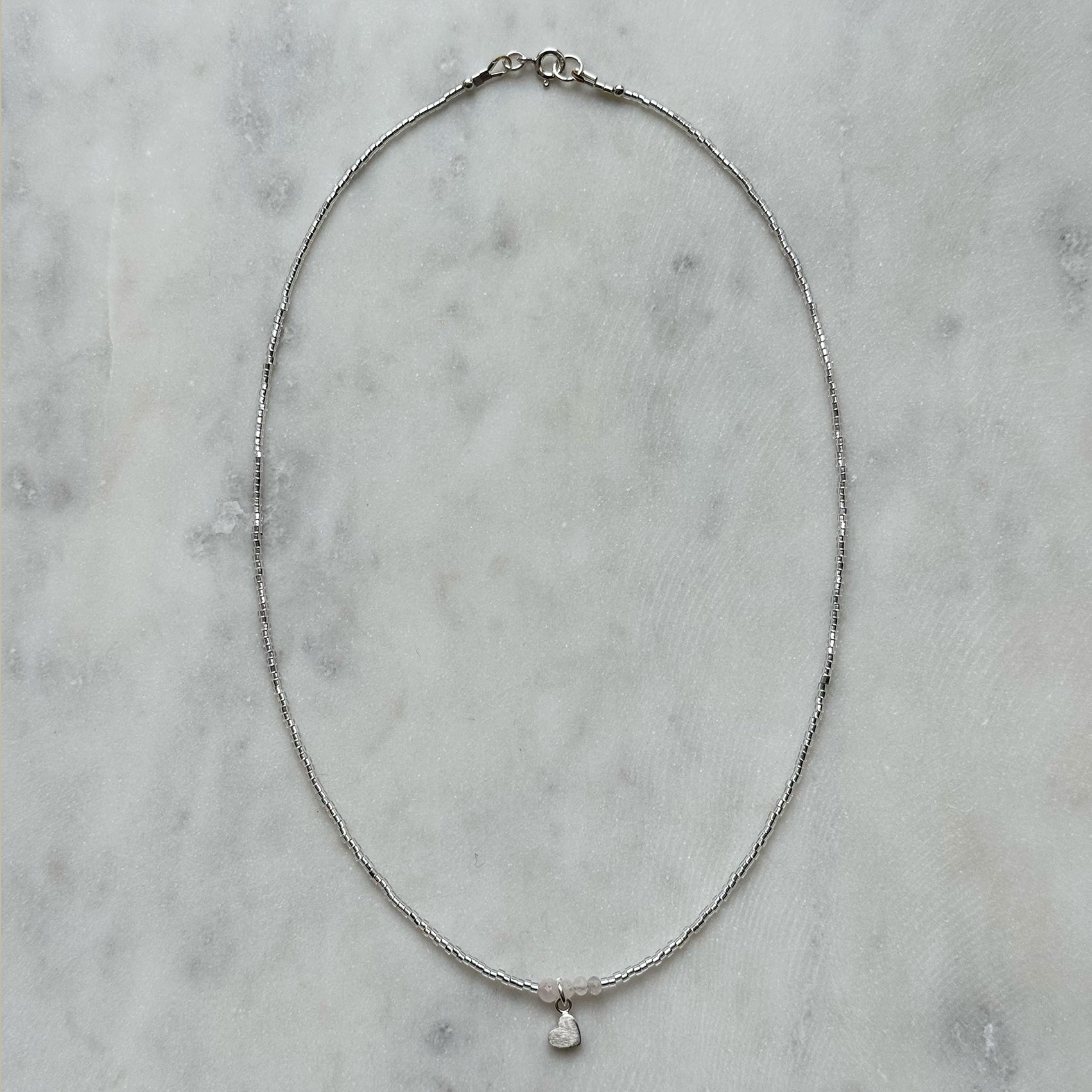 Tiny Silver Heart/Elephant