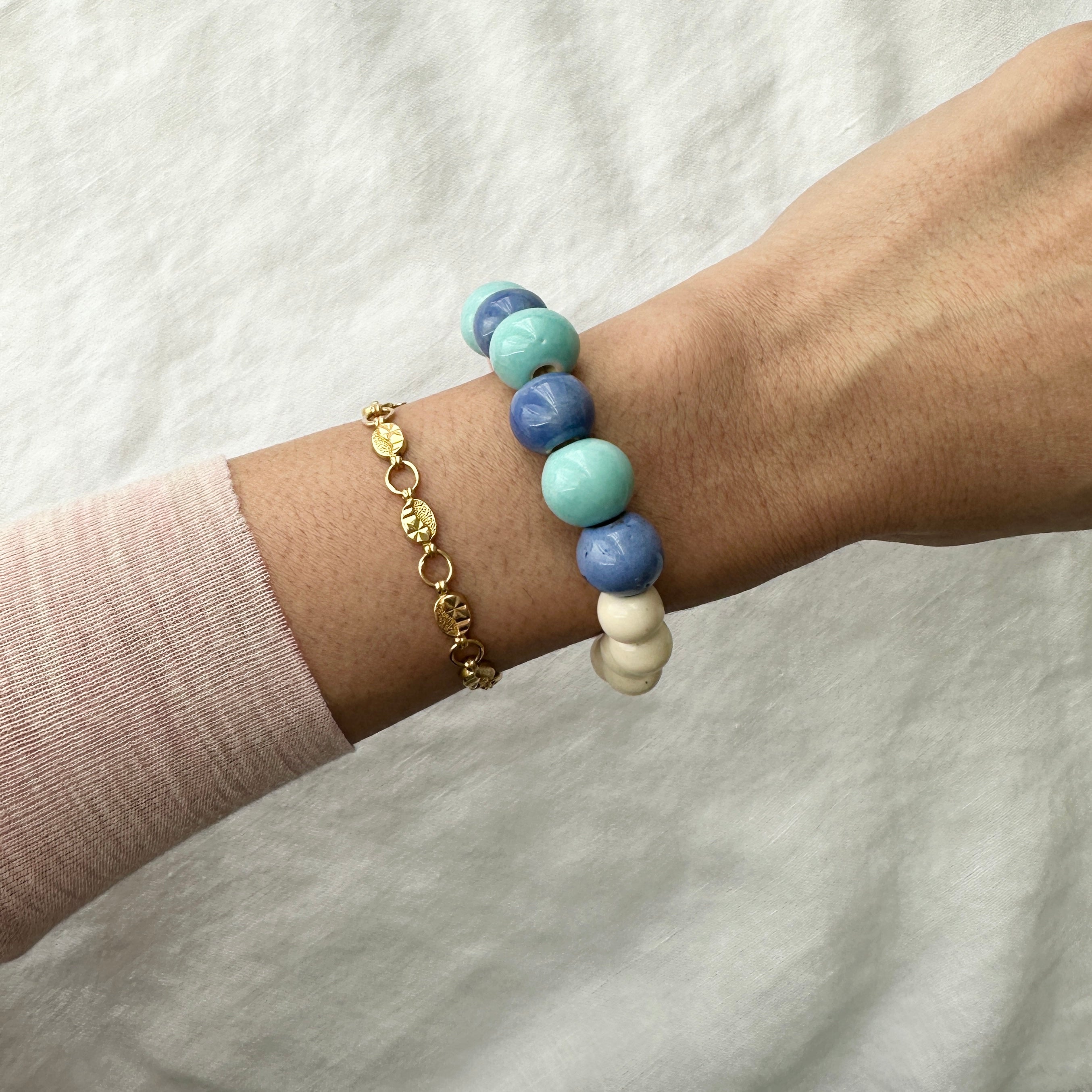 Summer Berries - Sky Blue & Violet Blue