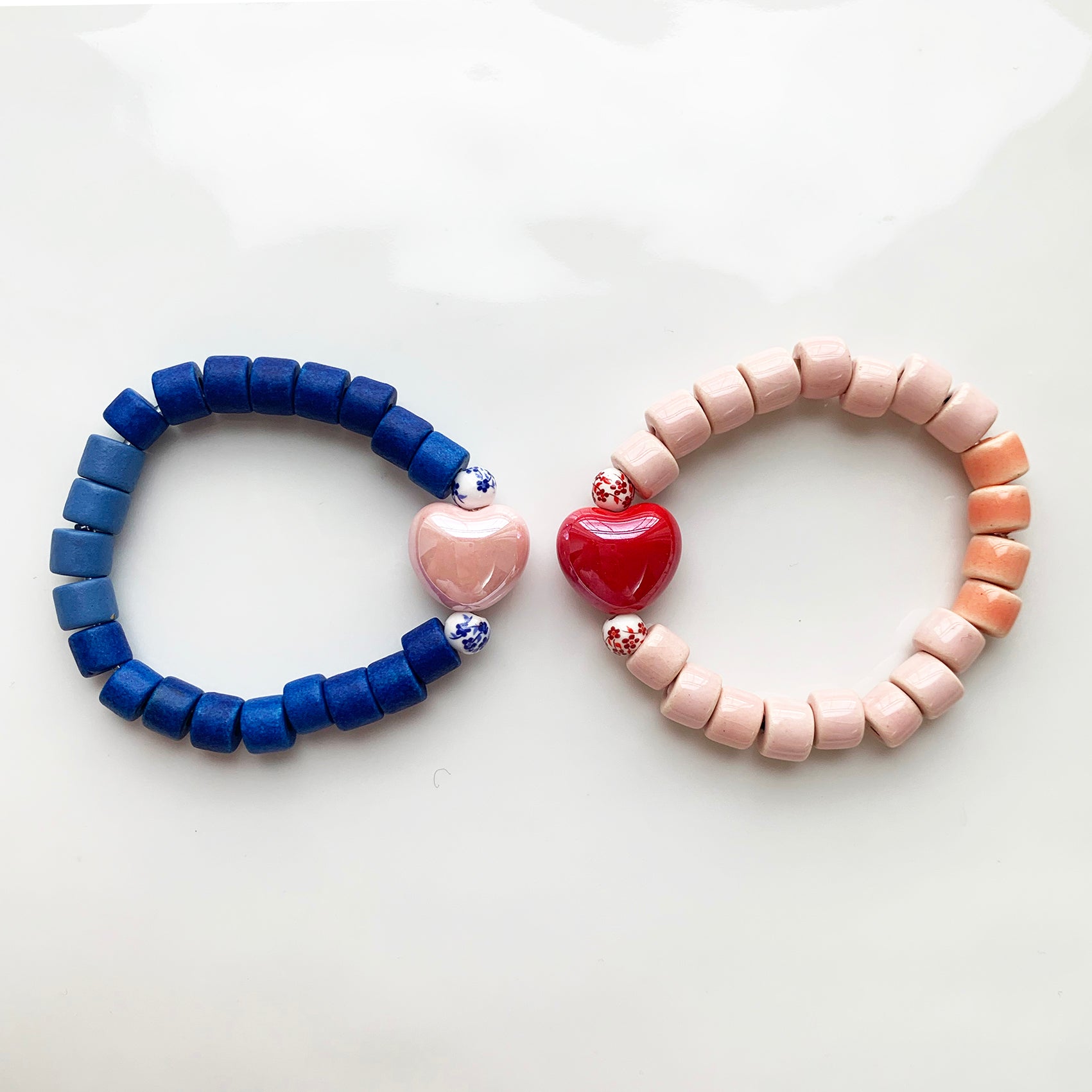 Close To My Heart - Red & Powder Pink