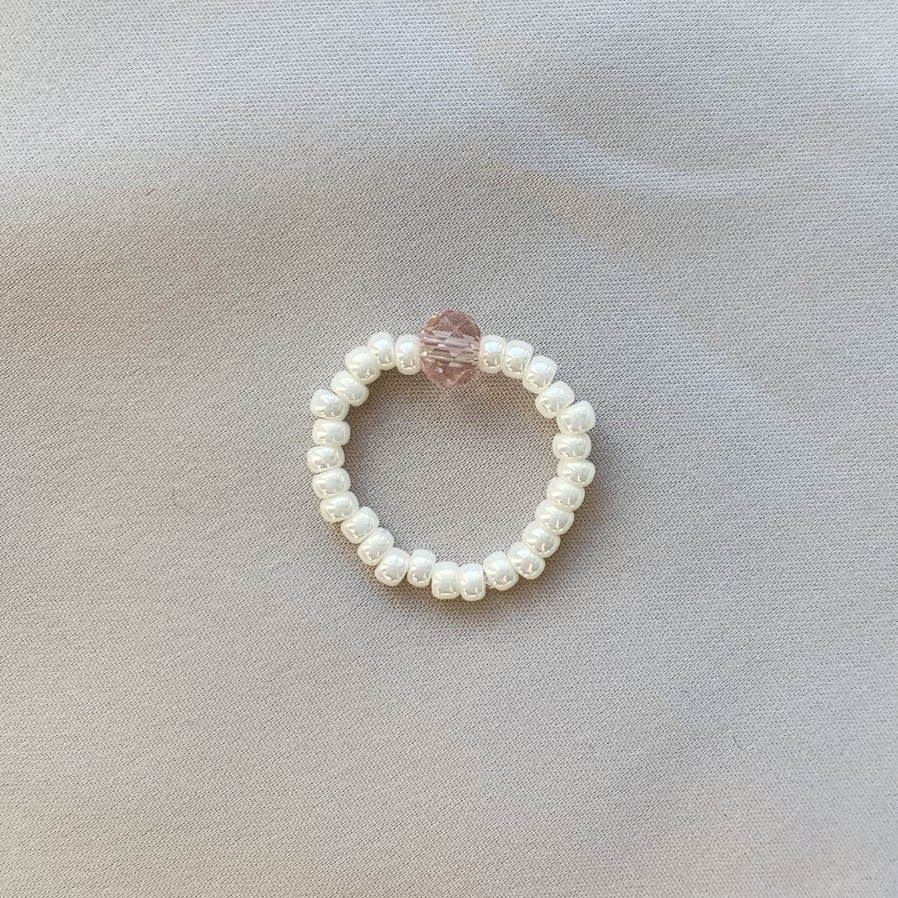 Sparky Ring - Pearly White