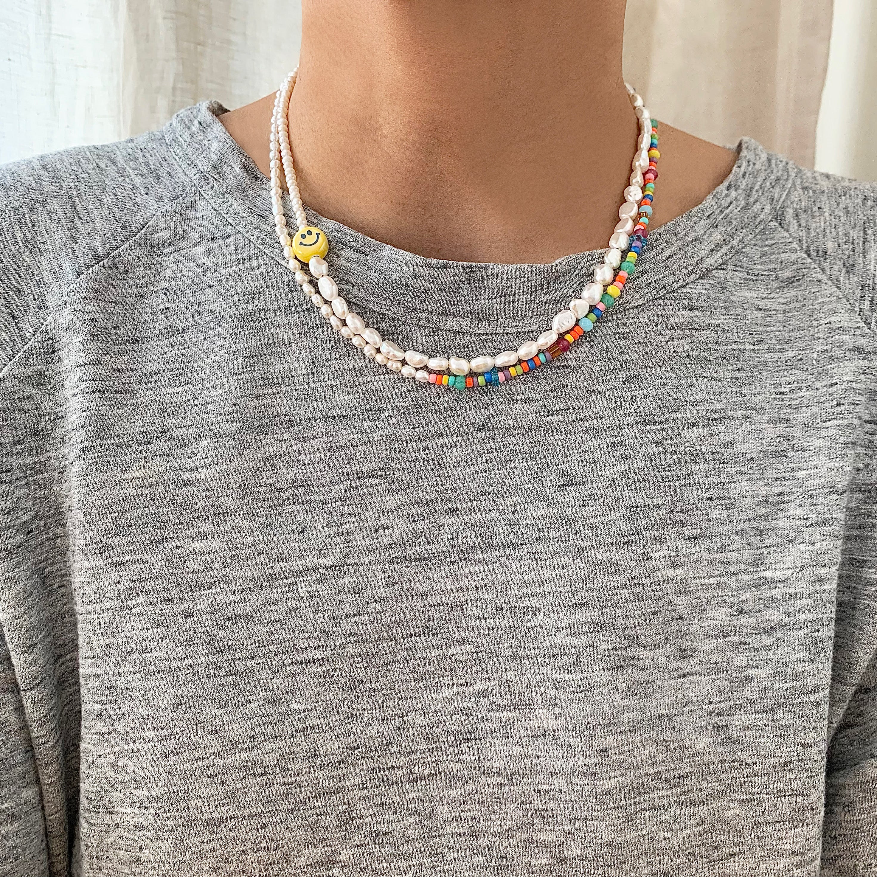 Rainbow & Clouds Necklace
