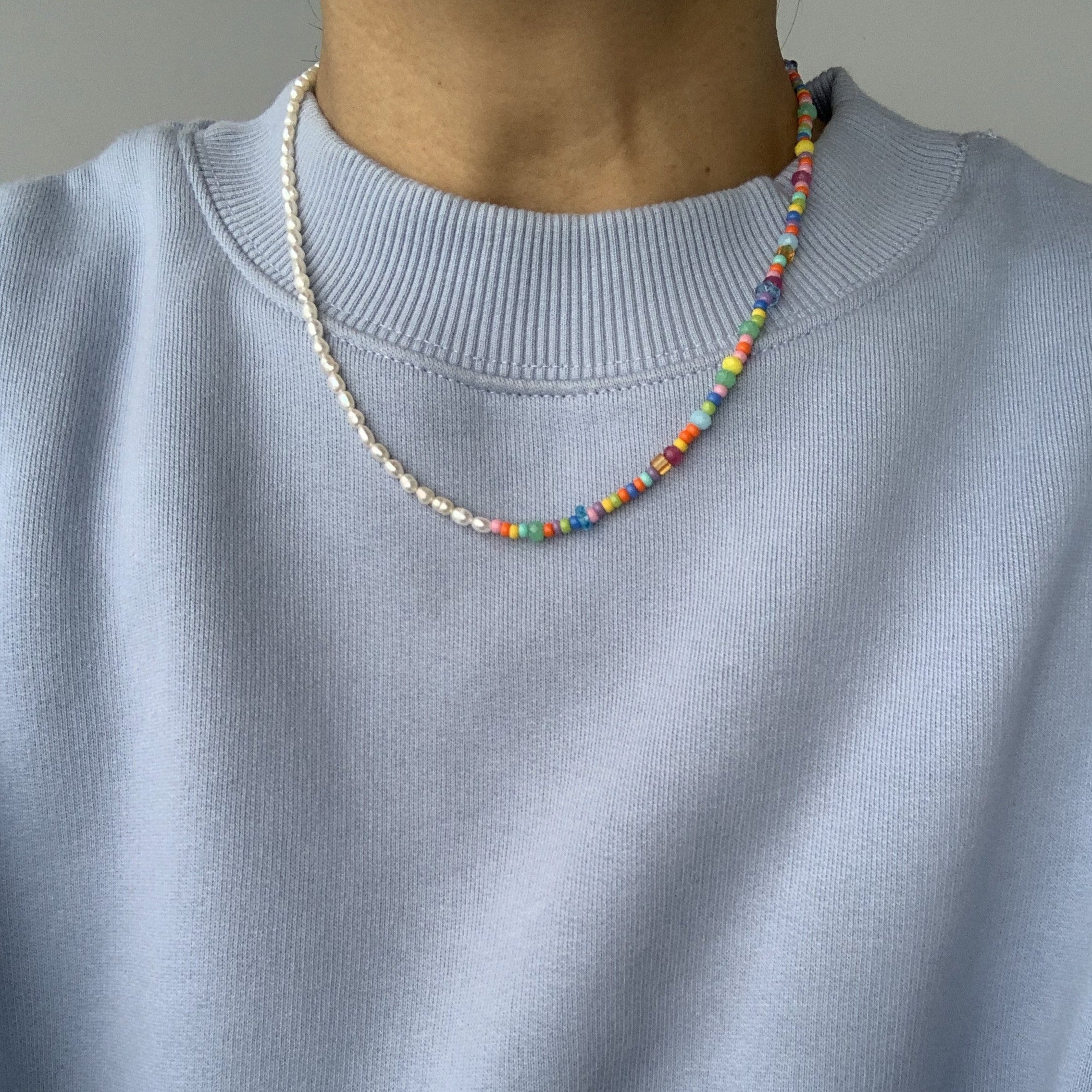 Rainbow & Clouds Necklace