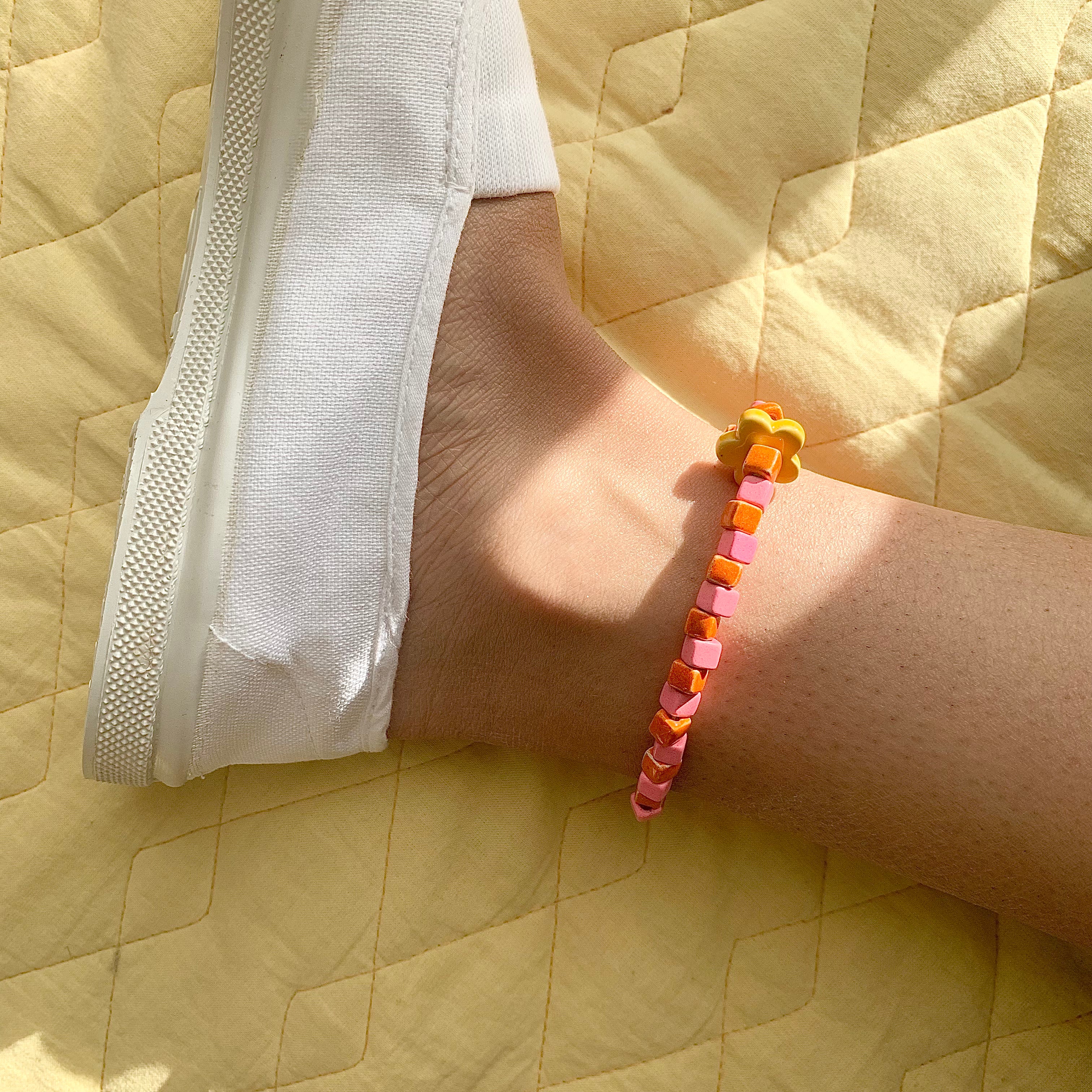 Holdiay Anklet - Grapefruit