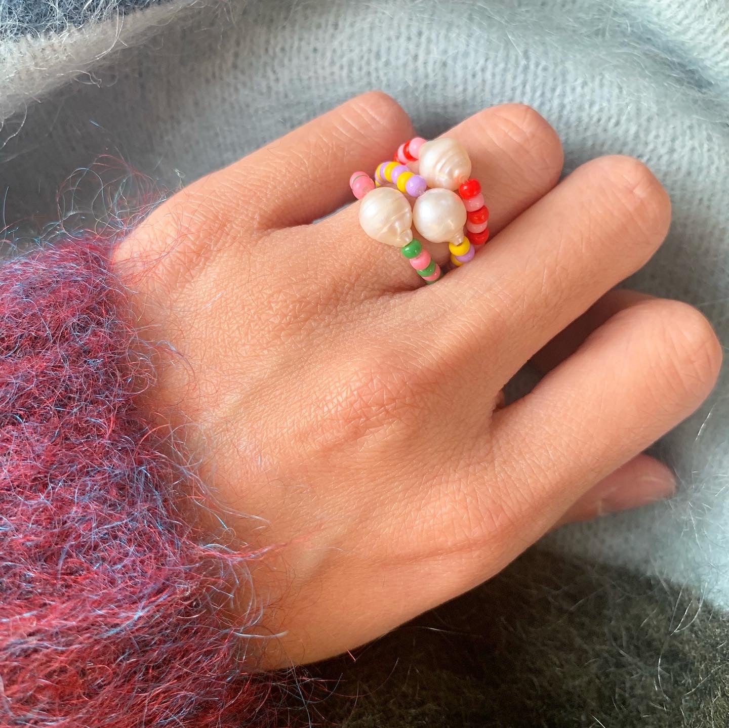 Cheerful Ring - Ballerina Pink & Poppy