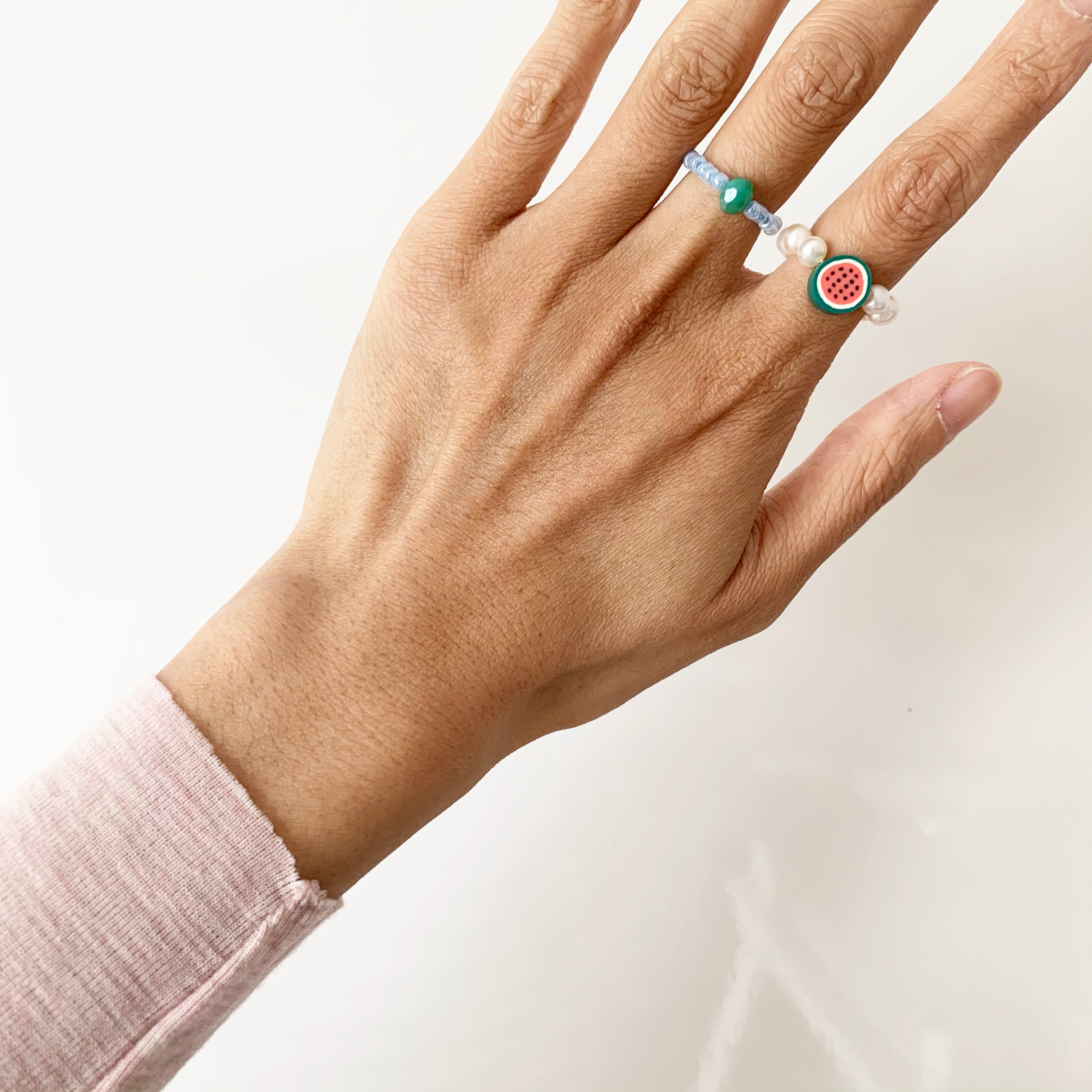 Sparkly Ring - Blush Pink