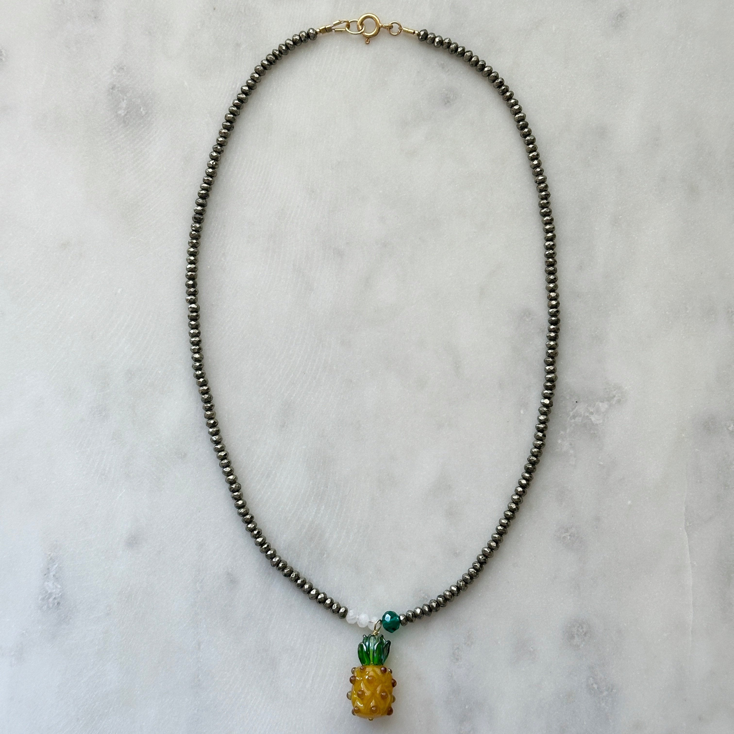 Golden Pineapple Necklace