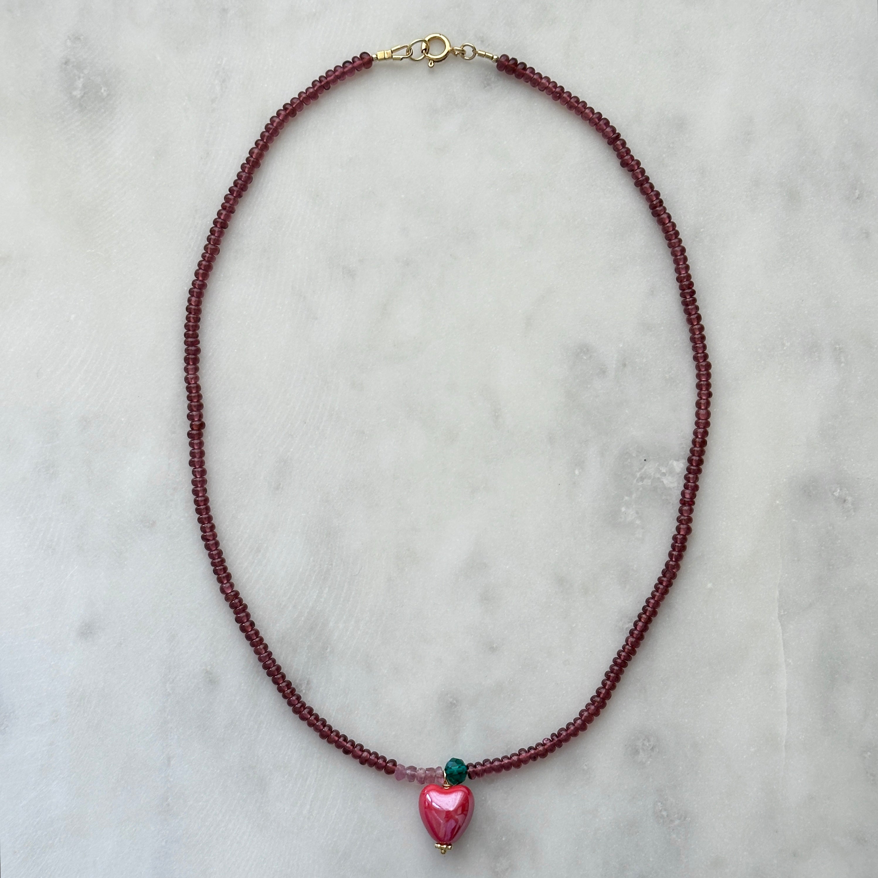 Autumn Heart Necklace