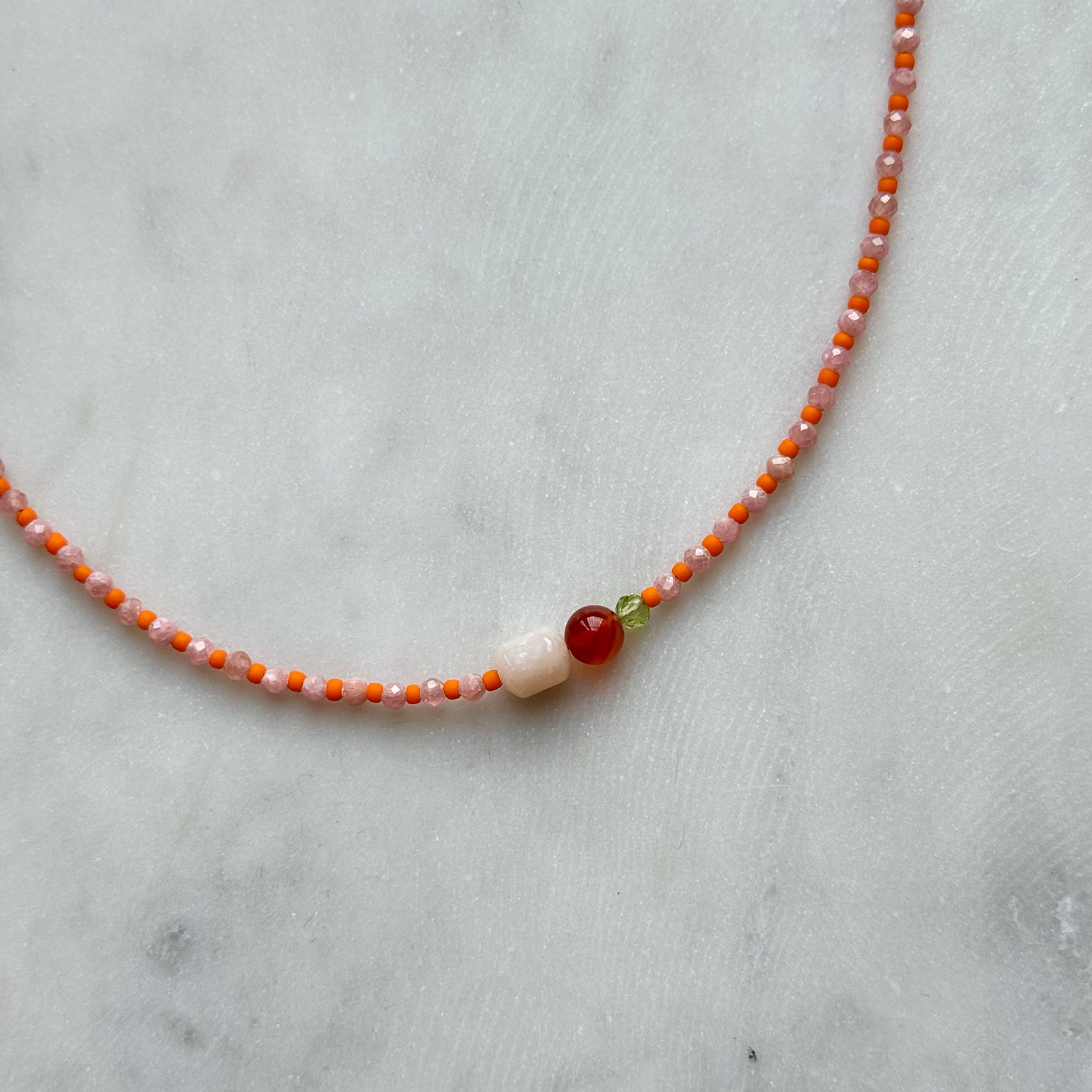 Apricot Jam Necklace